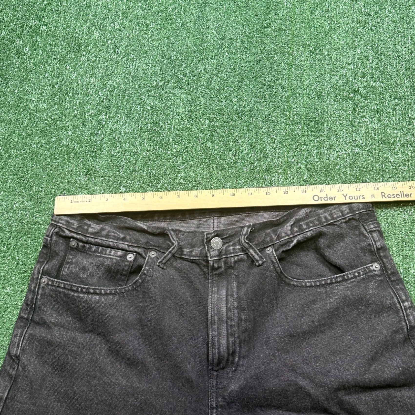 Gap Gap Denim Jeans Men's 34x32 Black Relaxed Fit Straight 5-Pocket Denim Century 1969 Vintage Gap 34 in 32 in Mens Jeans Black Gap 1969 Denim Jeans Size US 34 / EU 50 - 5 Thumbnail