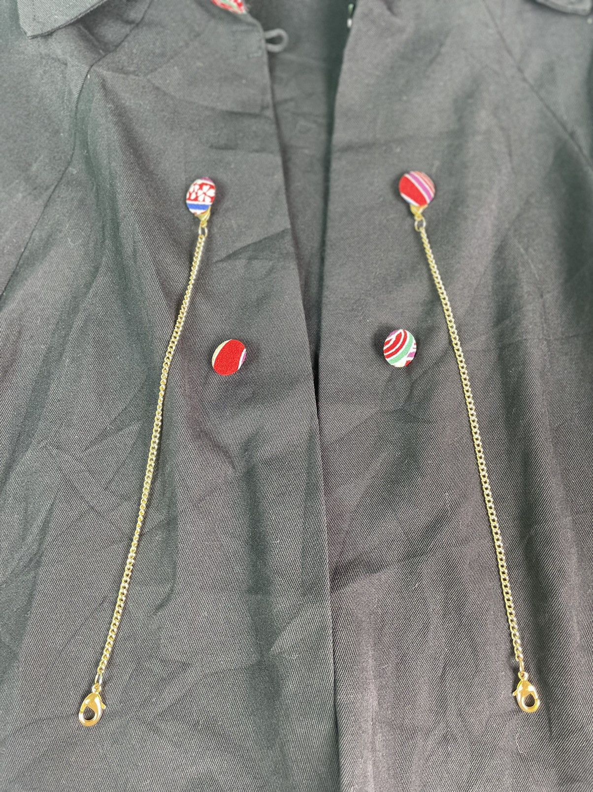 Japanese Brand GOUK by Takeshi Kunitomo japan cape coat jacket stud part Size ONE SIZE - 5 Thumbnail