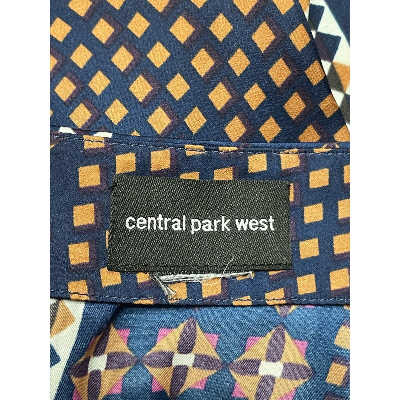 Other Central Park West Boho Blouse Scoop Neck High-Low Blue XS Size XS / US 0-2 / IT 36-38 - 8 Thumbnail