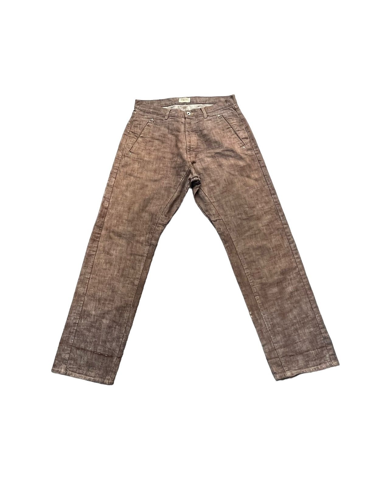 image of Brooklyn Clothing x If Six Was Nine Brooklyn Overall Co Denim in Brown, Men's (Size 34)