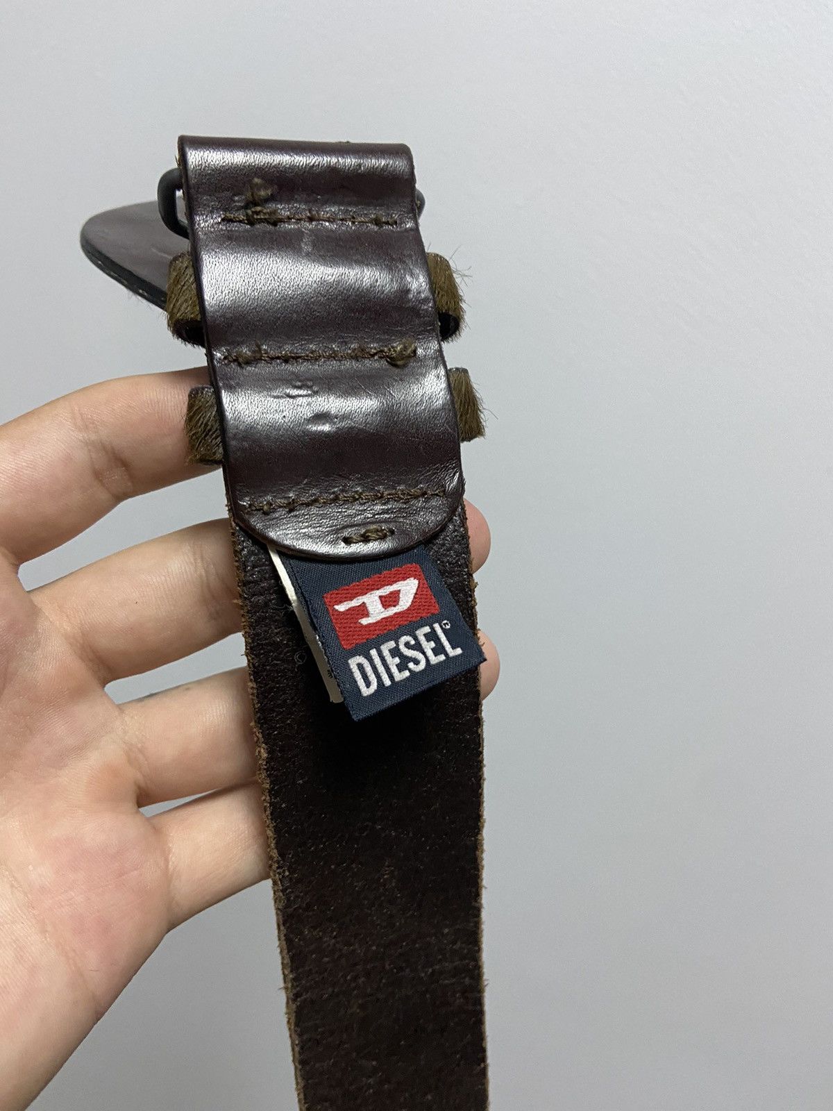 Diesel × Vintage Diesel Belt Vintage Avant Garde Y2K Style Logo Size ONE SIZE - 5 Thumbnail