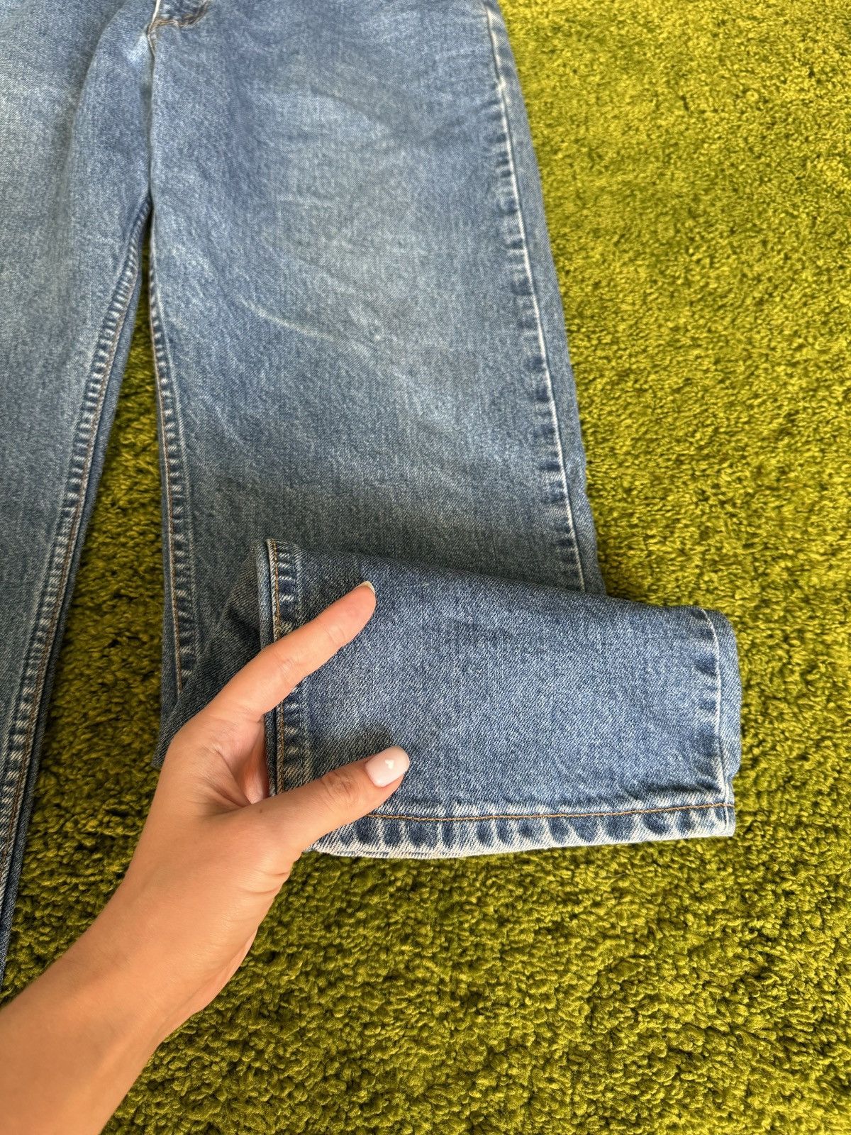 Levi's × Levi's Vintage Clothing × Vintage Levi’s 90s vintage orange tab jeans denim pants Size US 38 / EU 54 - 4 Thumbnail