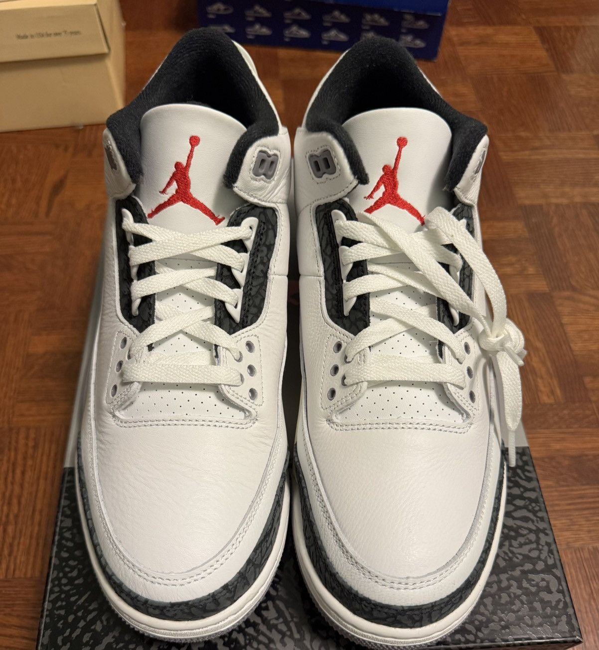 Jordan Brand Jordan 3 Summit White Fire Red Size US 11 / EU 44 - 1 Thumbnail