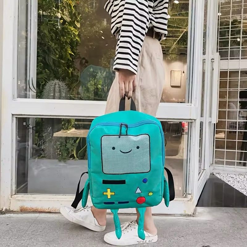 Japanese Brand games console pattern canvas backpack Size ONE SIZE - 1 Thumbnail