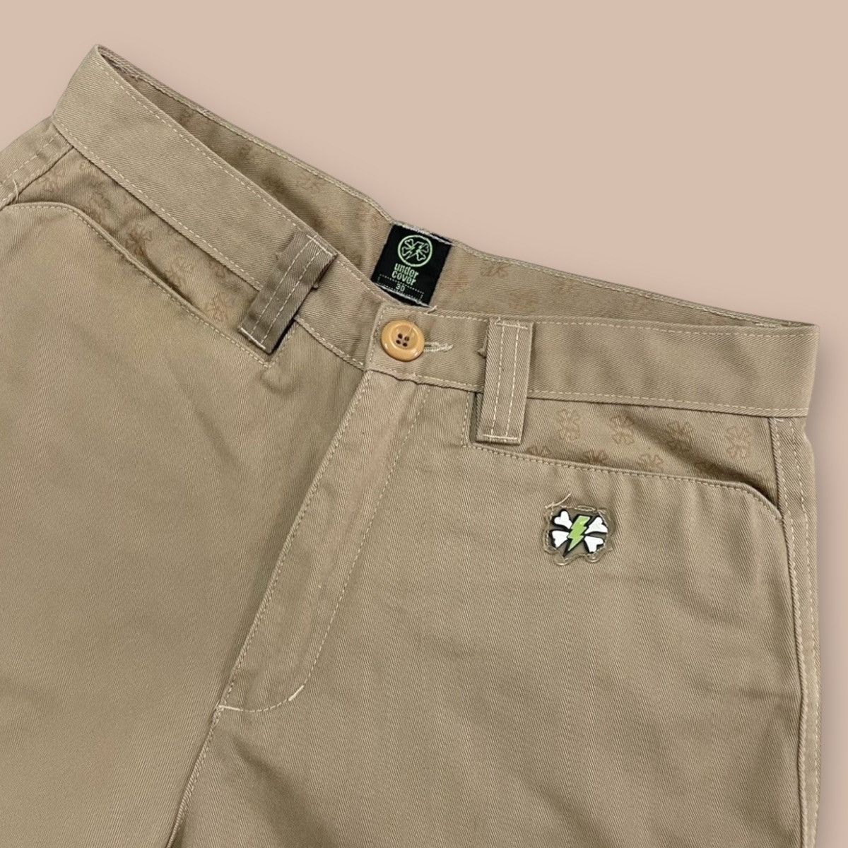 Undercover Vintage 90-2000’s Jun Takahashi UNDERCOVER Chino Pants Size US 32 / EU 48 - 4 Thumbnail