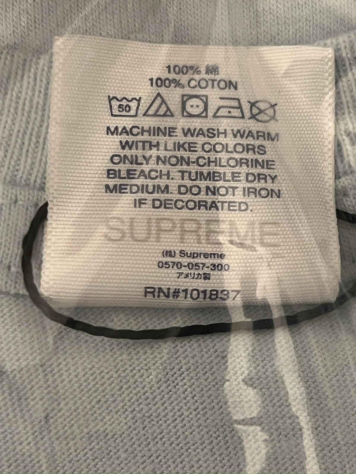 Supreme Supreme Ralph Steadman Blood Box Logo Tee Pale Blue - XL Size US XL / EU 56 / 4 - 5 Thumbnail