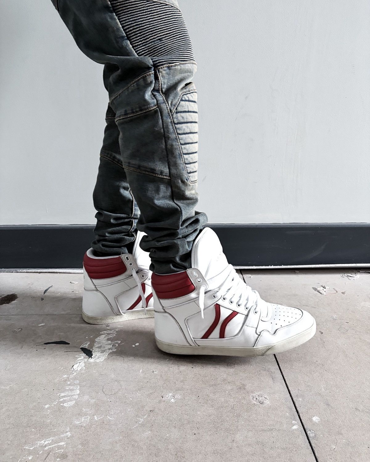 Celine S/S22 BREAK HIGH TOPS BY HEDI SLIMANE Size US 9 / EU 42 - 2 Thumbnail