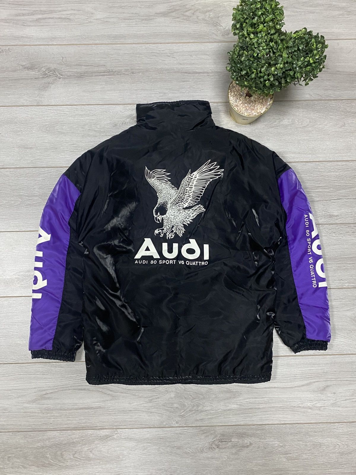 Audi Audi v6 vintage eagle Europe jacket Size US XXL / EU 58 / 5 - 1 Thumbnail