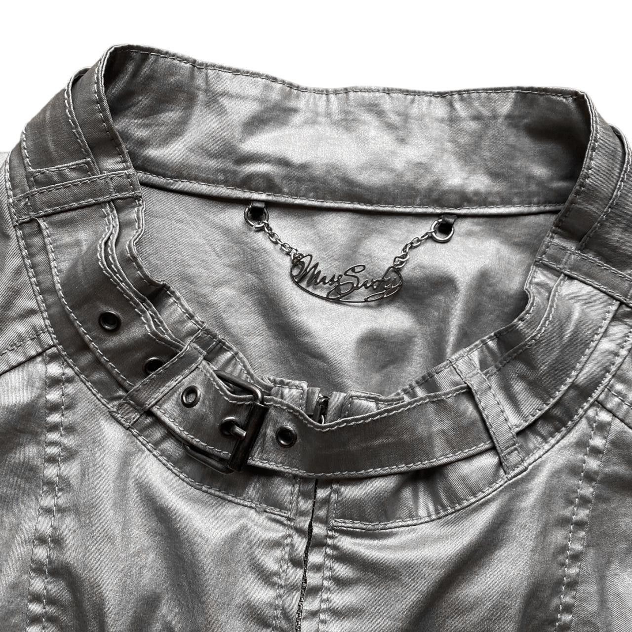 Miss Sixty Silver Metallic Miss Sixty Jacket Size L / US 10 / IT 46 - 2 Thumbnail