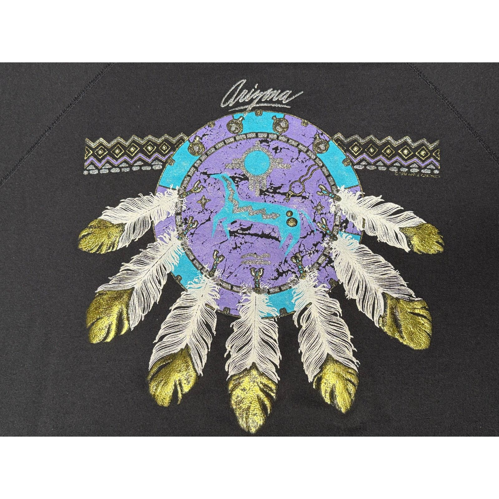 Hanes × Vintage Vintage 90s Arizona Dream Catcher Crewneck Sweatshirt XL Size US XL / EU 56 / 4 - 4 Thumbnail