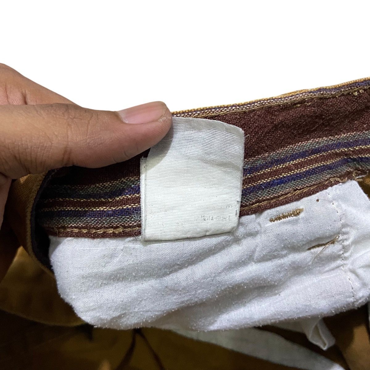 Japanese Brand Vtg Jungle Storm Blanked Lined Canvas Pants - Brown Size US 31 - 11 Thumbnail