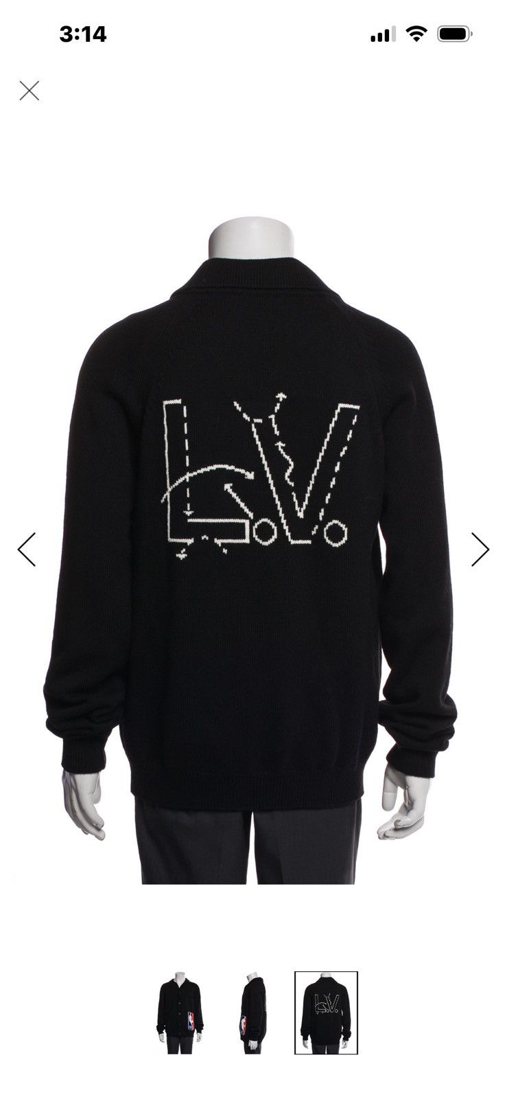 Louis Vuitton Louis Vuitton & NBA collaboration luxury wool coat Size US L / EU 52-54 / 3 - 10 Thumbnail