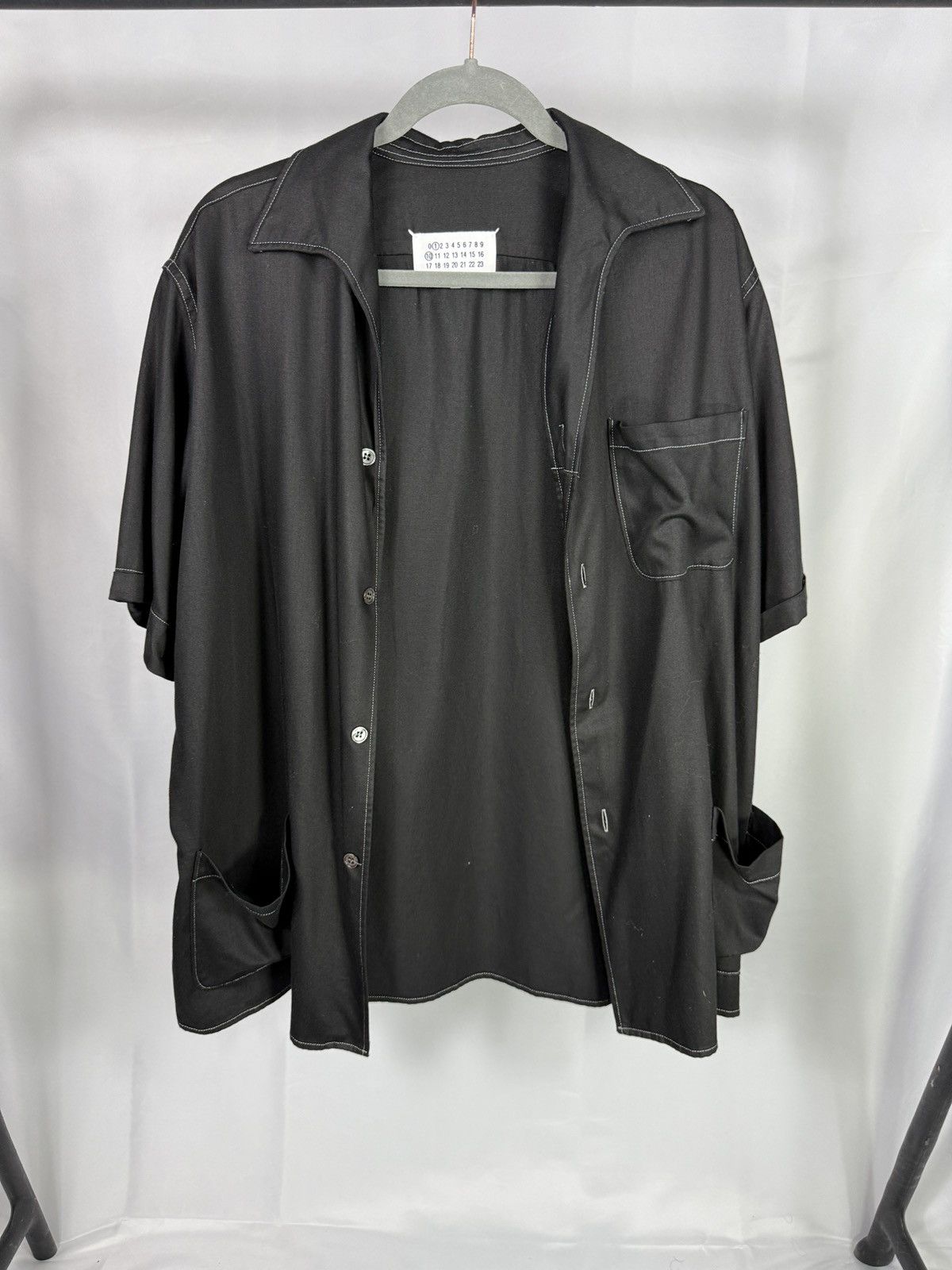Maison Margiela Maison Margiela Paris Contrast Stitch Shirt Size US XL / EU 56 / 4 - 1 Thumbnail
