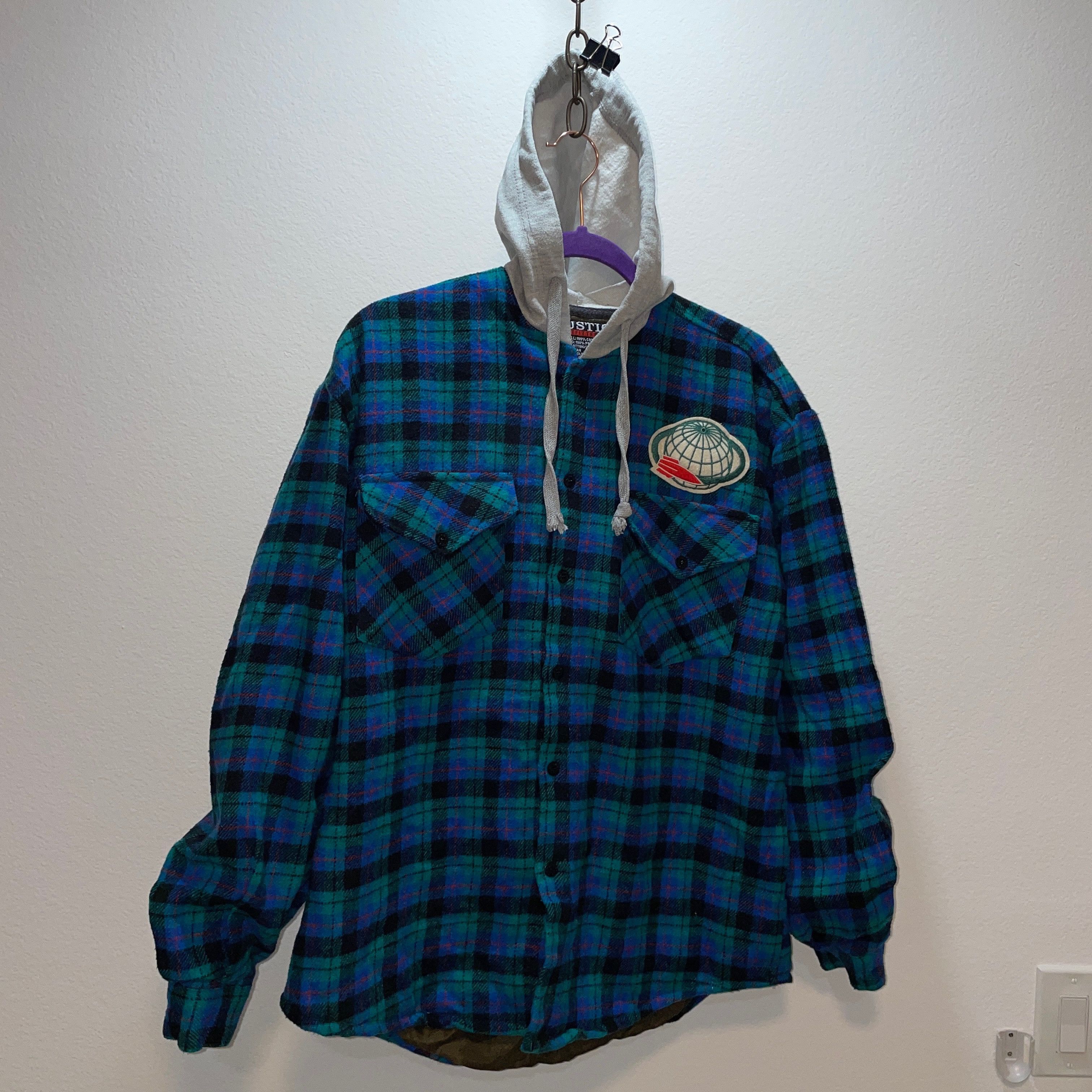 Other Rustic Outfitters insulated hooded flannel jacket Size US L / EU 52-54 / 3 - 1 Thumbnail
