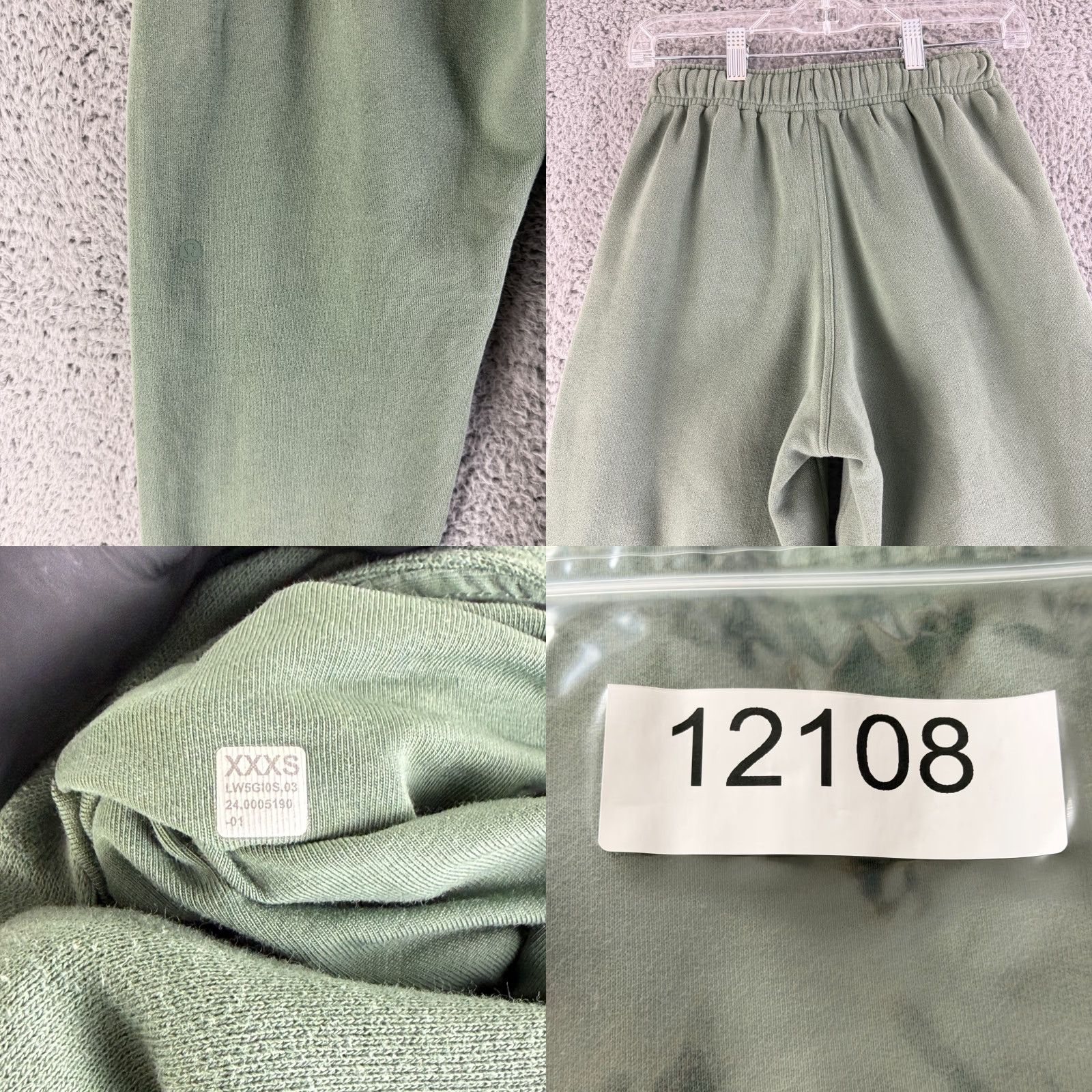 Lululemon Lululemon Scuba Jogger Sweatpants Womens XXXS Green Pull On Drawstring Gym Size 24" / US 00 / IT 34 - 9 Thumbnail