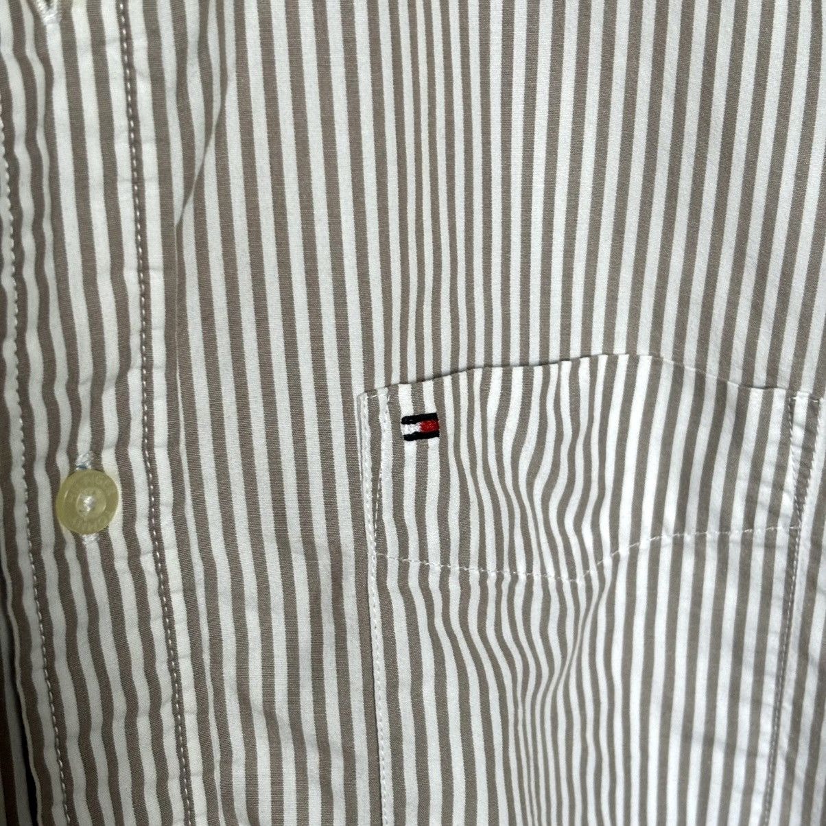 Tommy Hilfiger Tommy Hilfiget shirt button up medium beige vintage Size US M / EU 48-50 / 2 - 5 Thumbnail