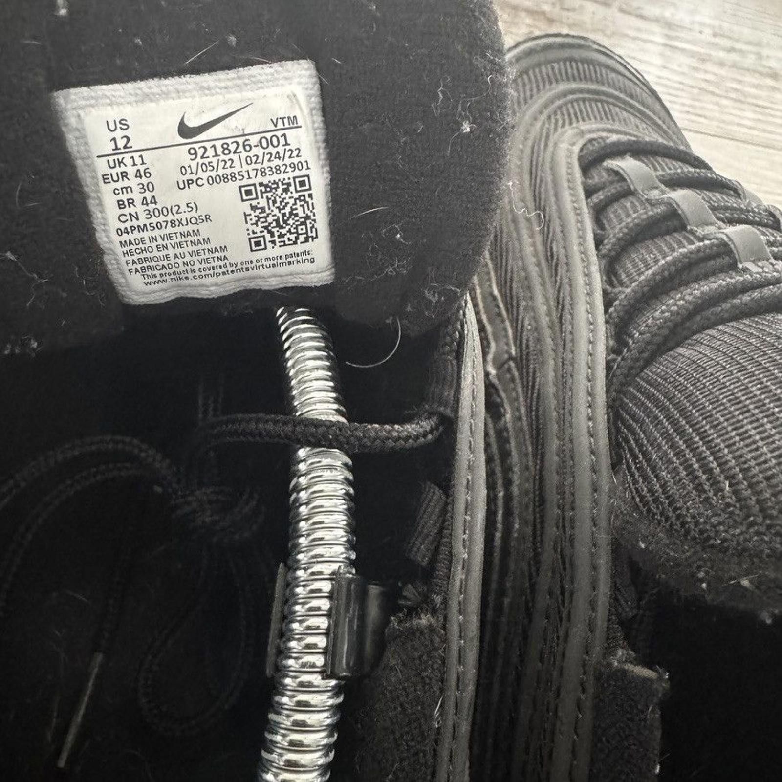 Nike NIKE • Air Max 97 "Black White" (12M) Size US 12 / EU 45 - 4 Thumbnail
