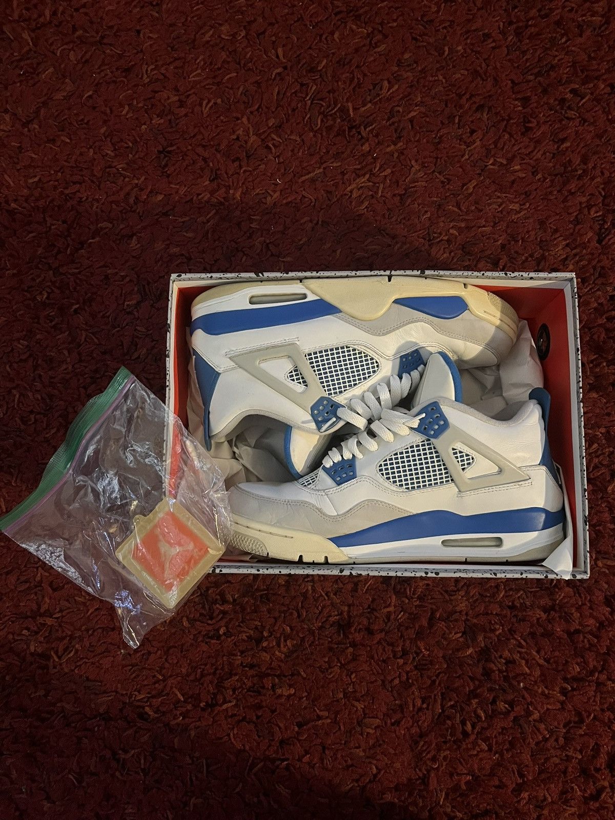 Jordan Brand Air Jordan 4 Military Blue 2012 Size 10M (READ DESCRIPTION) Size US 10 / EU 43 - 2 Thumbnail