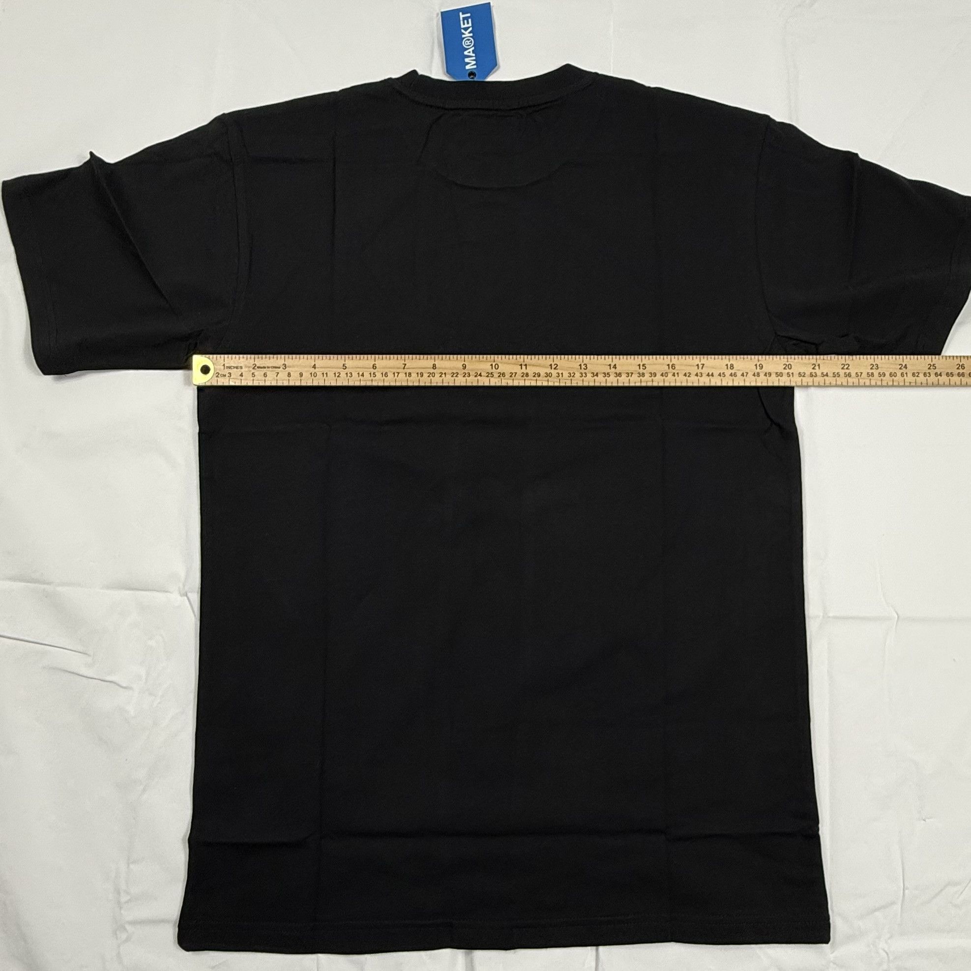 Market Market Smiley Basketball Graphic T-Shirt Mens Medium Black Size US M / EU 48-50 / 2 - 5 Thumbnail