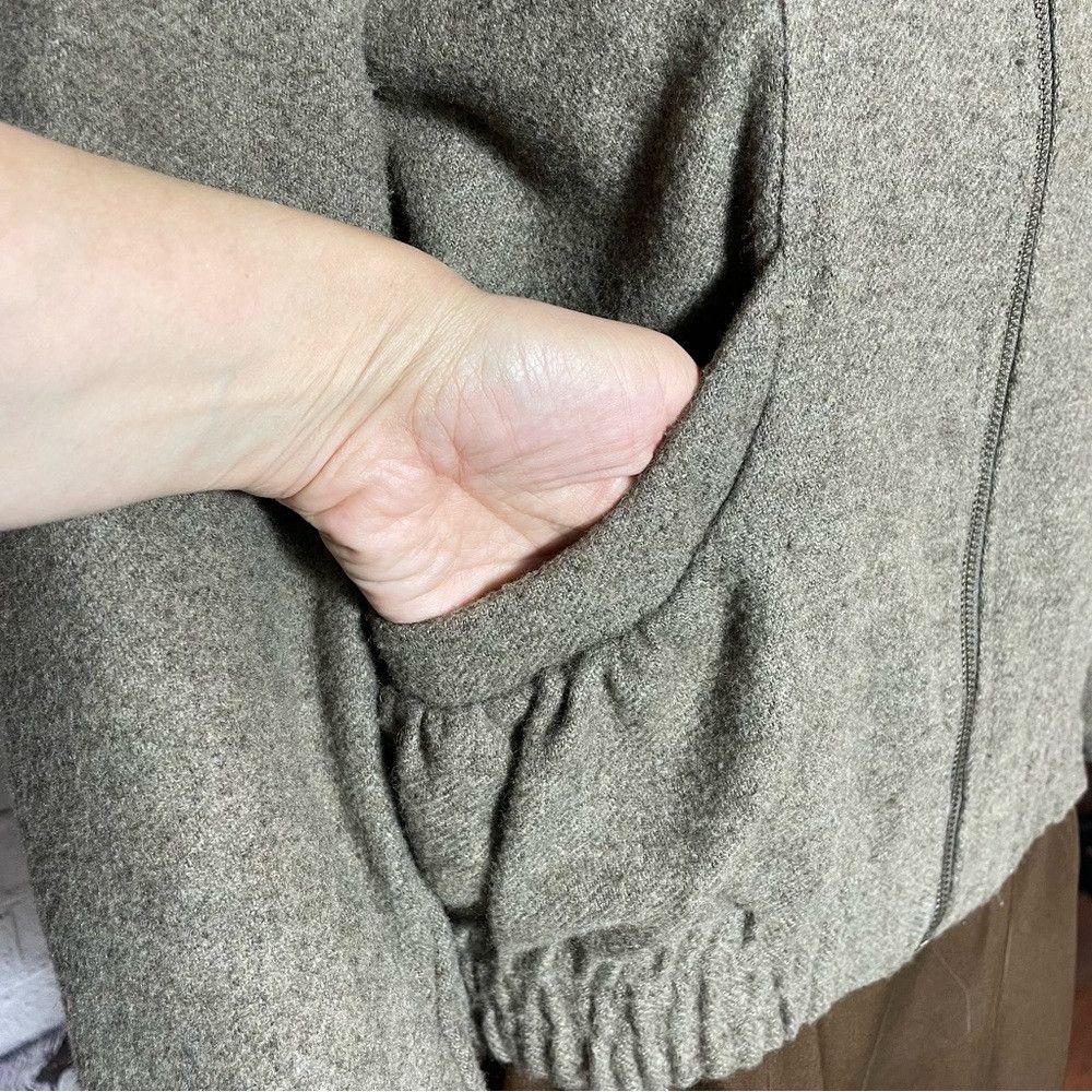 Other Vintage Moto Wool Blend 3/4 Sleeve Jacket Size 6 Size M / US 6-8 / IT 42-44 - 9 Thumbnail
