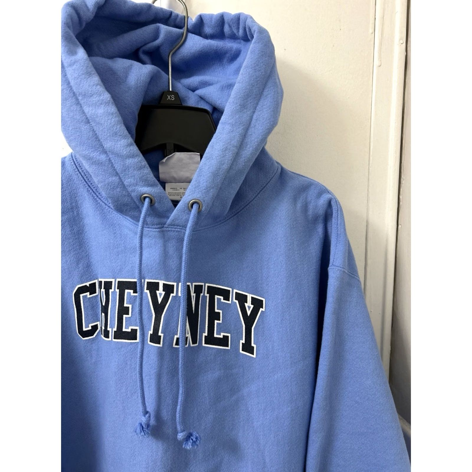 Champion Champion Reverse Weave Hoodie Mens Large Blue Cheyney College Logo Pullover Size US L / EU 52-54 / 3 - 4 Thumbnail