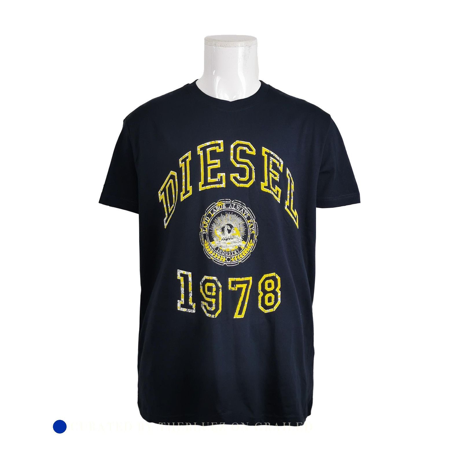 Diesel Black Graphic Logo T-Shirt in XXL Size US XXL / EU 58 / 5 - 1 Thumbnail