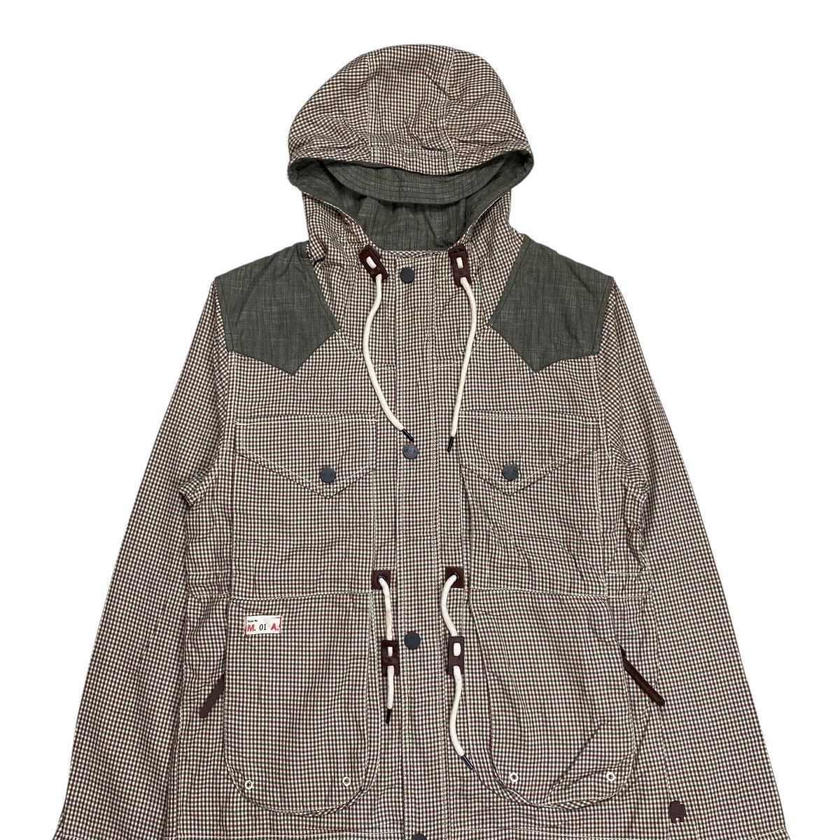 Marshall Artist Marshall Artist Gingham Mountain Parka Pullover Jacket Size US M / EU 48-50 / 2 - 8 Thumbnail
