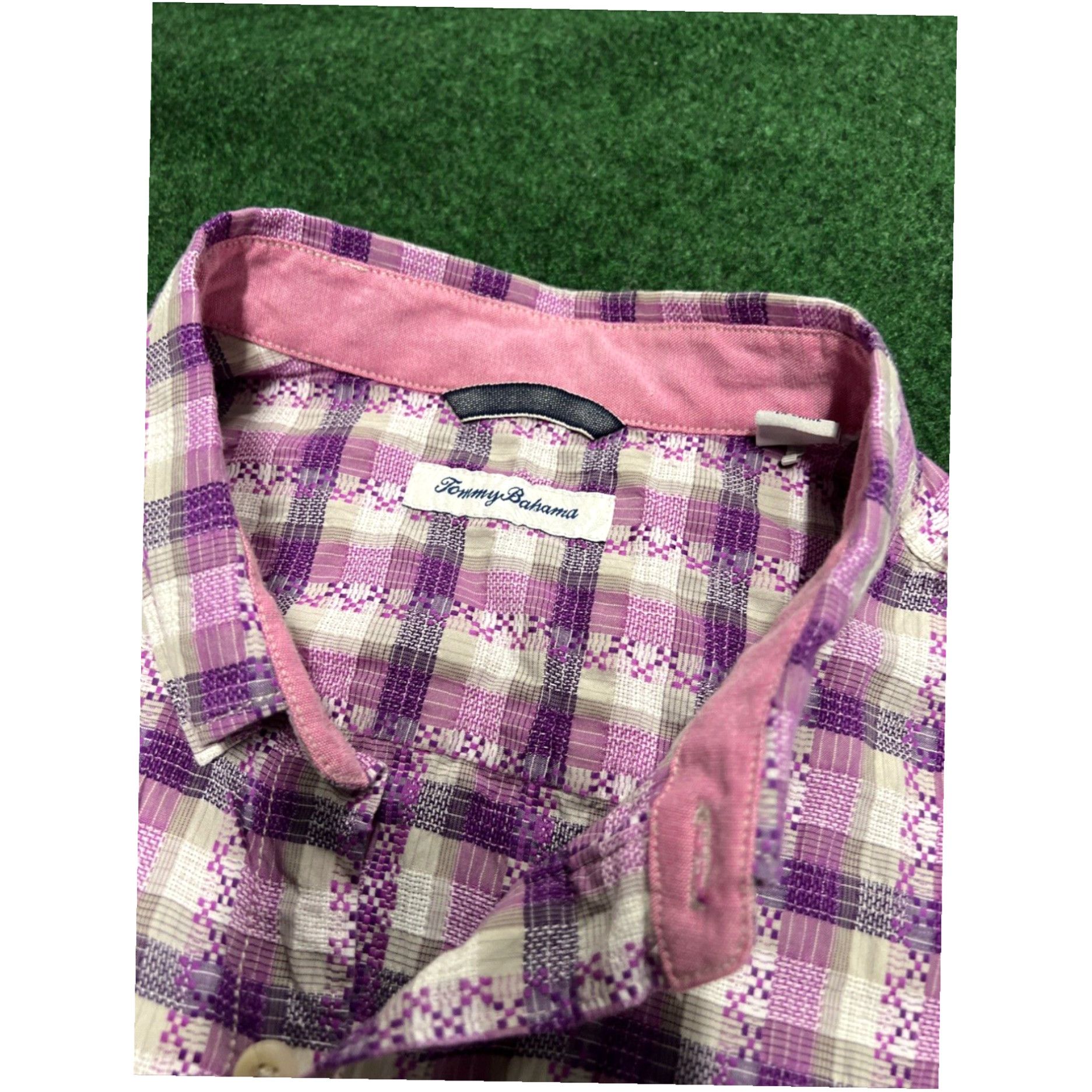 Tommy Bahama Purple Colorful Short Sleeve Hawaiian Shirt Button Up in XL Size from Tommy Bahama Size US XL / EU 56 / 4 - 5 Thumbnail