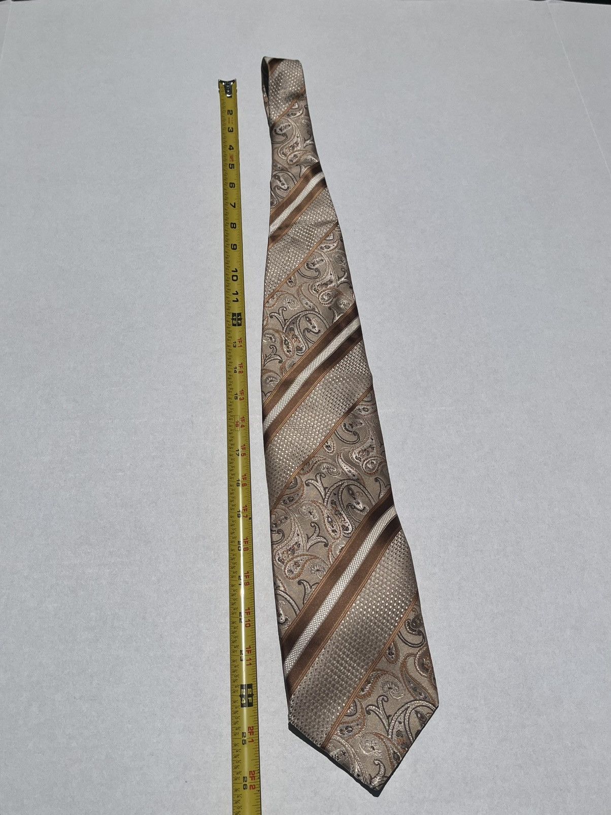 Other Bruno Conte Men’s Silk Necktie Geometric Paisley Dress Tie Size ONE SIZE - 4 Thumbnail