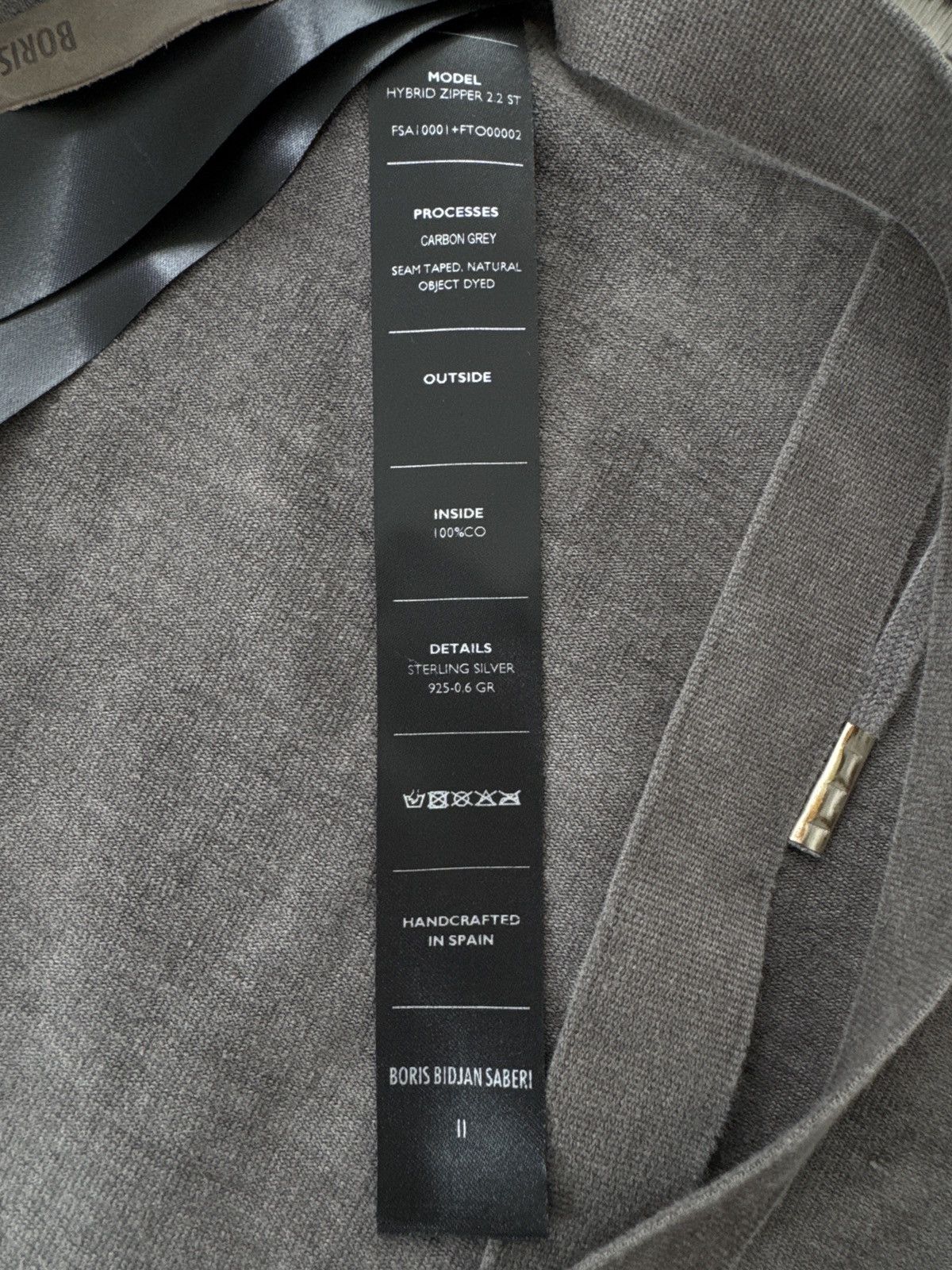 Boris Bidjan Saberi AW23 Boris Bidjan Saberi Hybrid Zipper 2.2 ST Jacket Size US L / EU 52-54 / 3 - 7 Thumbnail