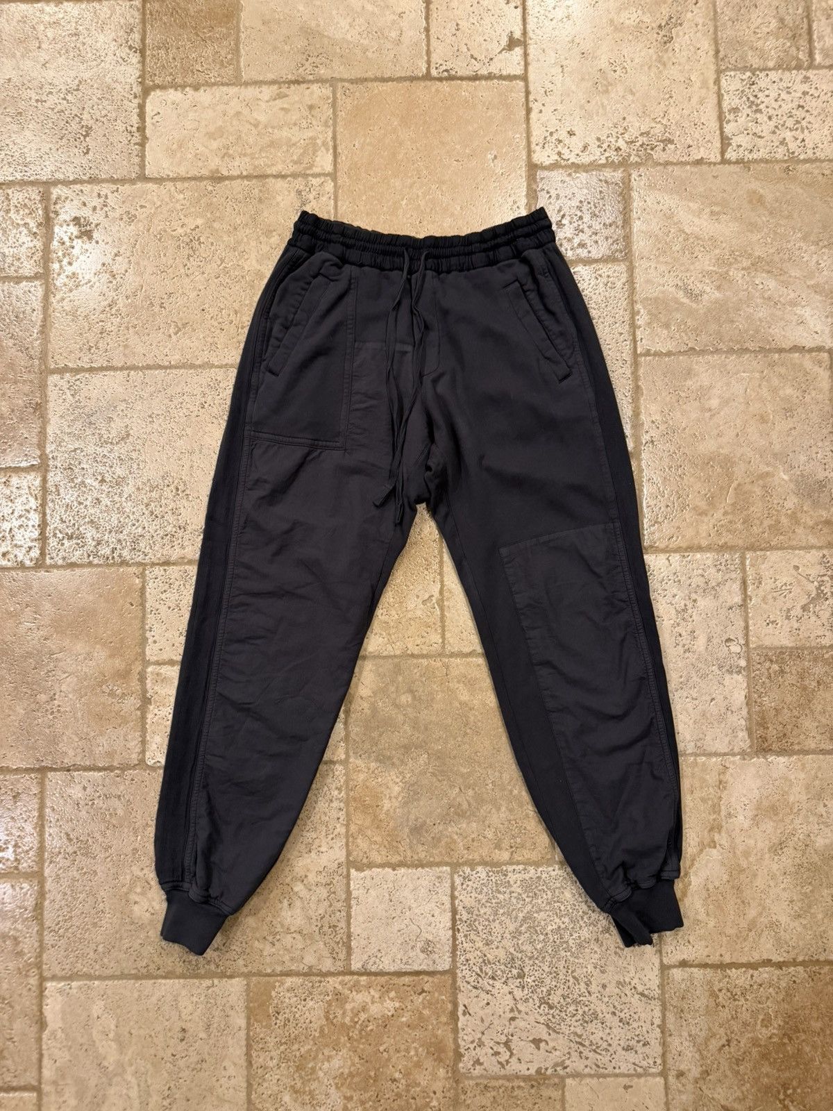 Haider Ackermann Haider Ackermann Perth Panelled Dark Grey Jogger Sweatpants Size US 34 / EU 50 - 1 Thumbnail