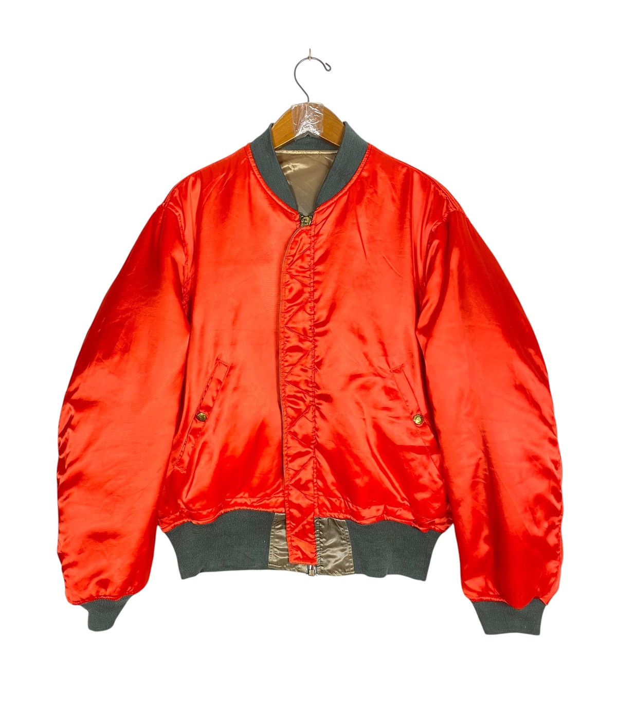Vintage Vintage Branded Garments MA-1 Reversible Bomber Jacket Usa Size US L / EU 52-54 / 3 - 8 Thumbnail