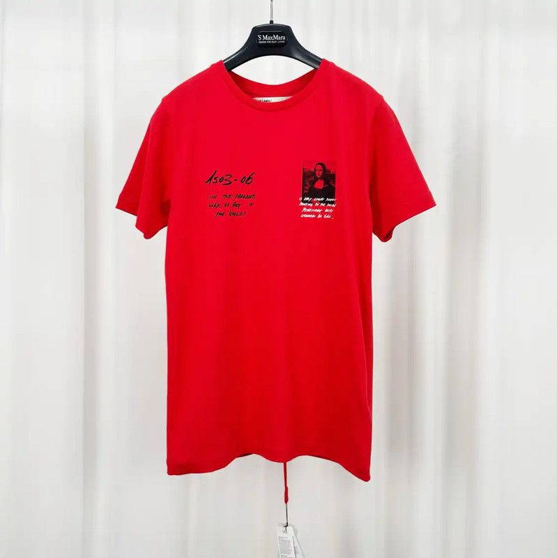 Off-White Off-White Summer Red Logo T-Shirt 0089 Size XS / US 0-2 / IT 36-38 - 1 Thumbnail