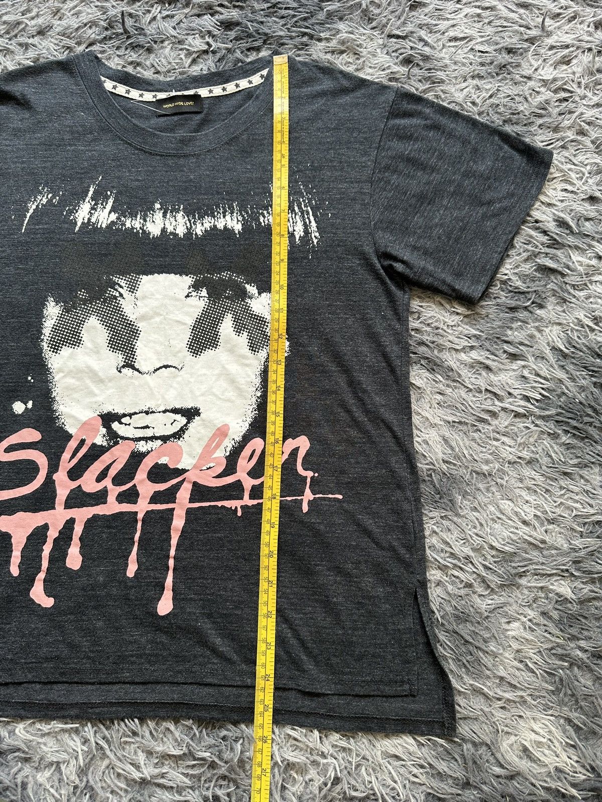 Hysteric Glamour Rare World Wide Love " Slacker " tee Size US M / EU 48-50 / 2 - 9 Thumbnail