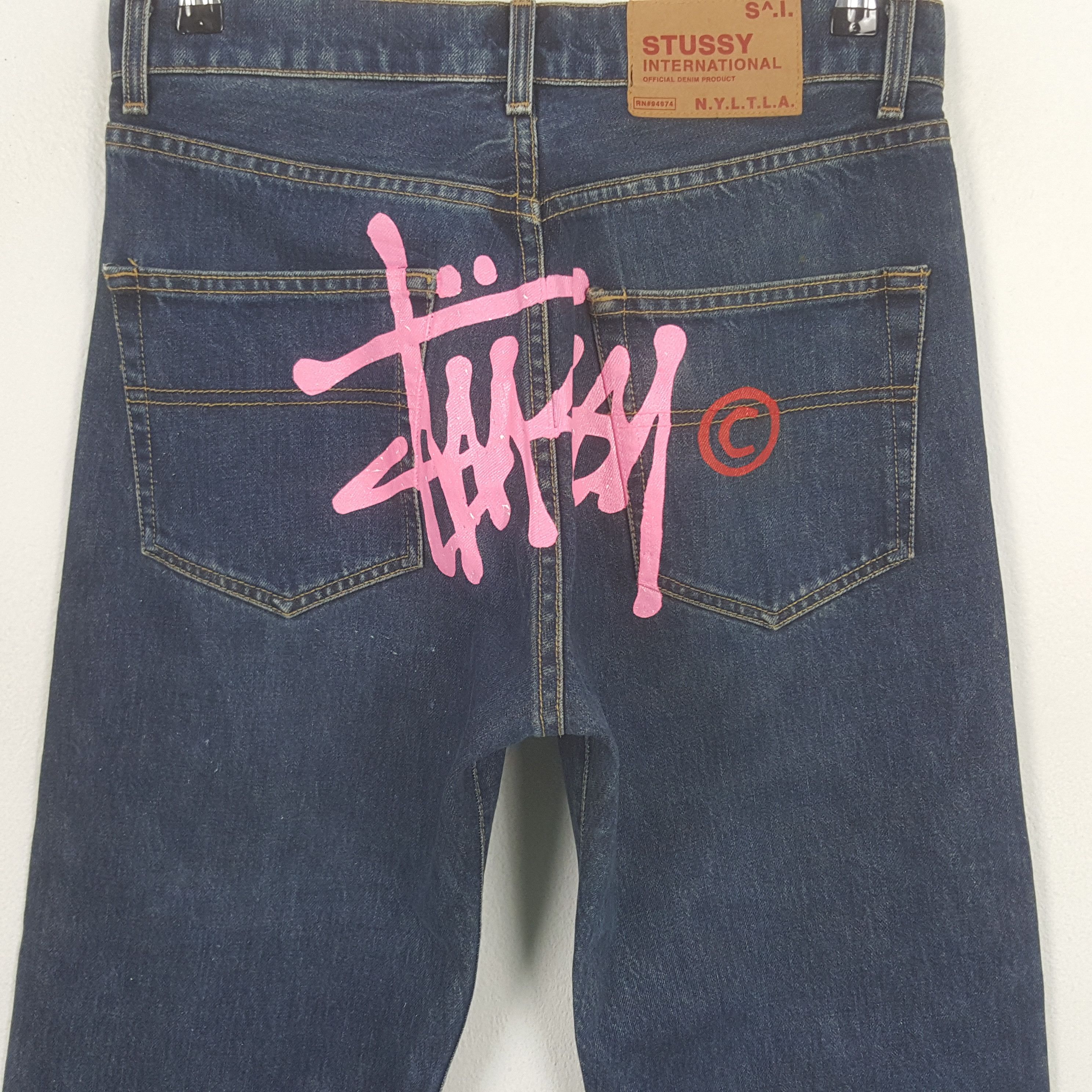 Stussy Vintage Stussy USA Skateboard Brand Denim Jeans RR18 Size US 29 - 2 Thumbnail