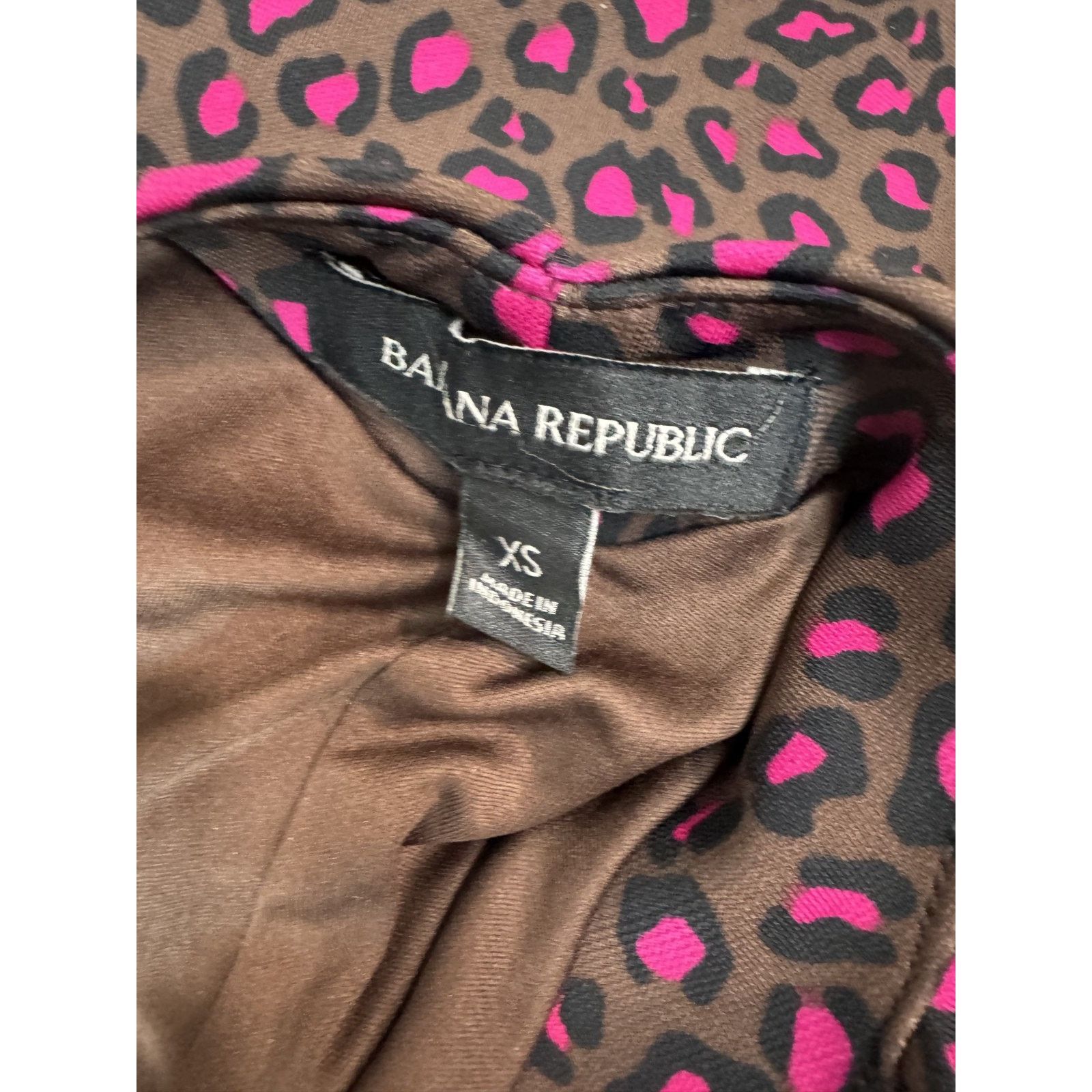 Banana Republic Banana Republic Leopard Print Halter Dress XS Brown Slip Y2K Size XS / US 0-2 / IT 36-38 - 10 Thumbnail