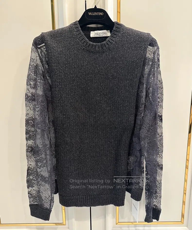Valentino Valentino Wool lace sweater Size S / US 4 / IT 40 - 1 Thumbnail