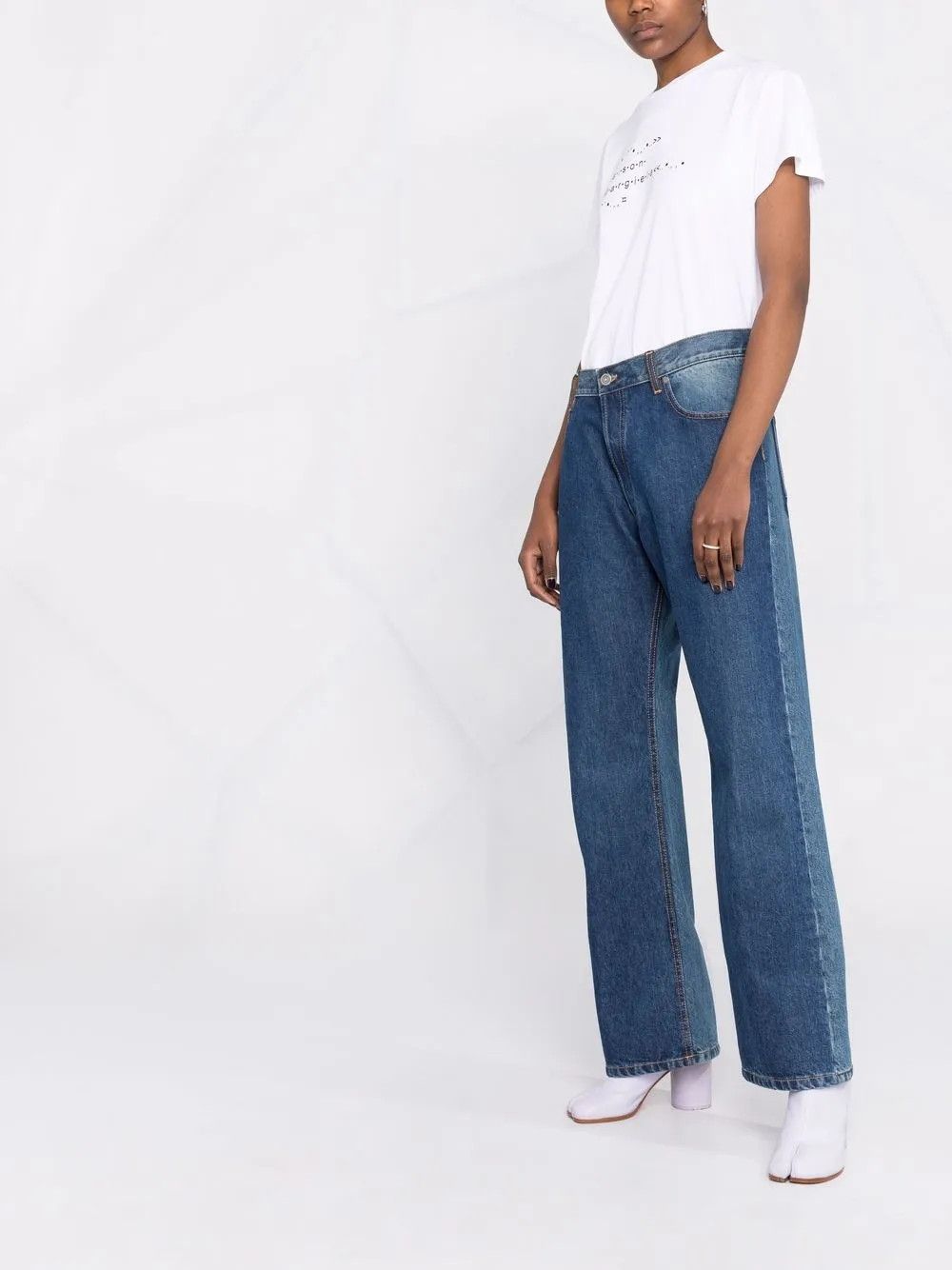 Maison Margiela o1y0625 Denim Pant in Blue Size 25" / US 0 / IT 36 - 2 Thumbnail