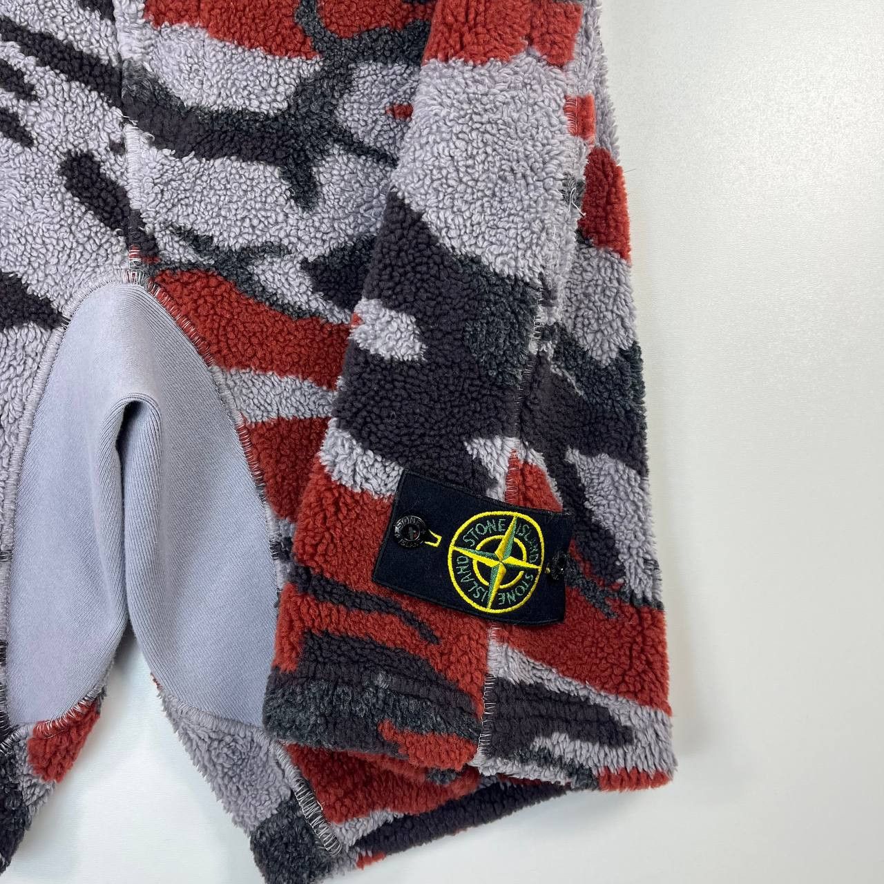 Stone Island Stone Island Camo Fleece Shorts Sherpa Cargo Bermuda Size S Size US 30 / EU 46 - 4 Thumbnail