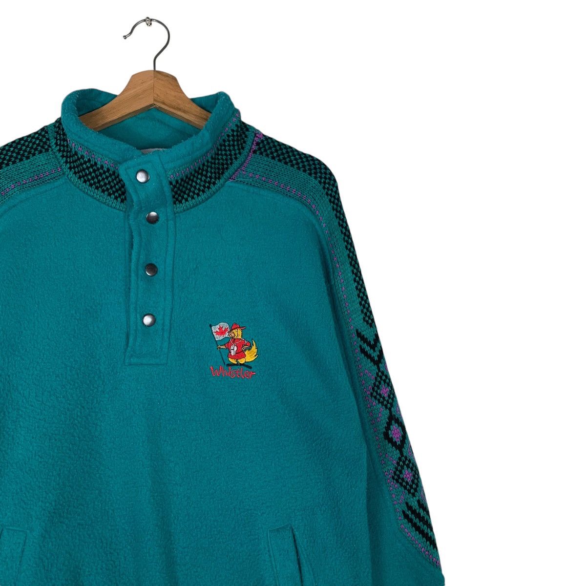 Berg & Berg Berg & Berg Whistler Canada Half Button Fleece #1410-C64 Size US S / EU 44-46 / 1 - 5 Thumbnail