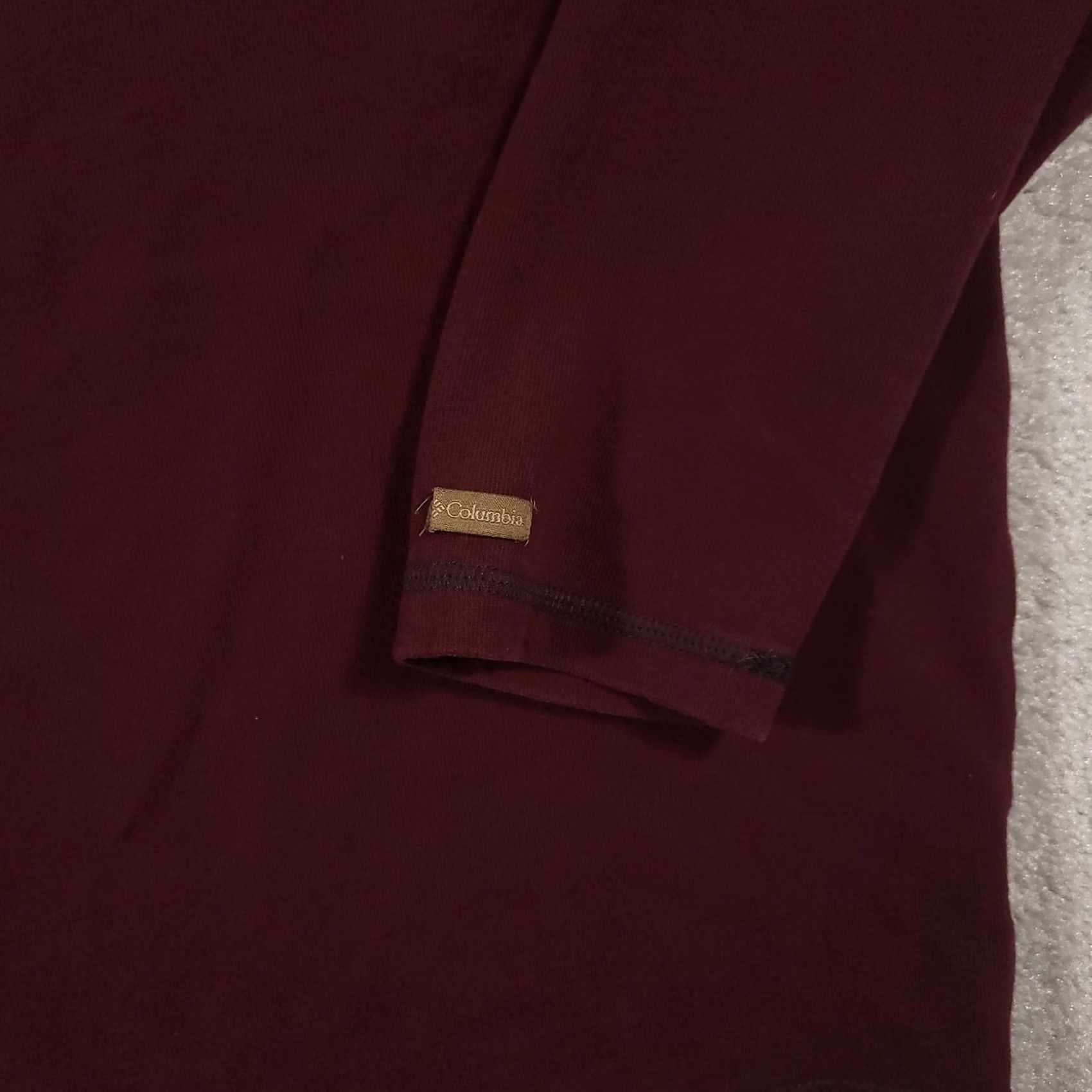 Vintage Columbia Shirt Mens L Burgundy Maroon Long Sleeve 100% Cotton Crewneck Jersey Solid Size US L / EU 52-54 / 3 - 4 Thumbnail