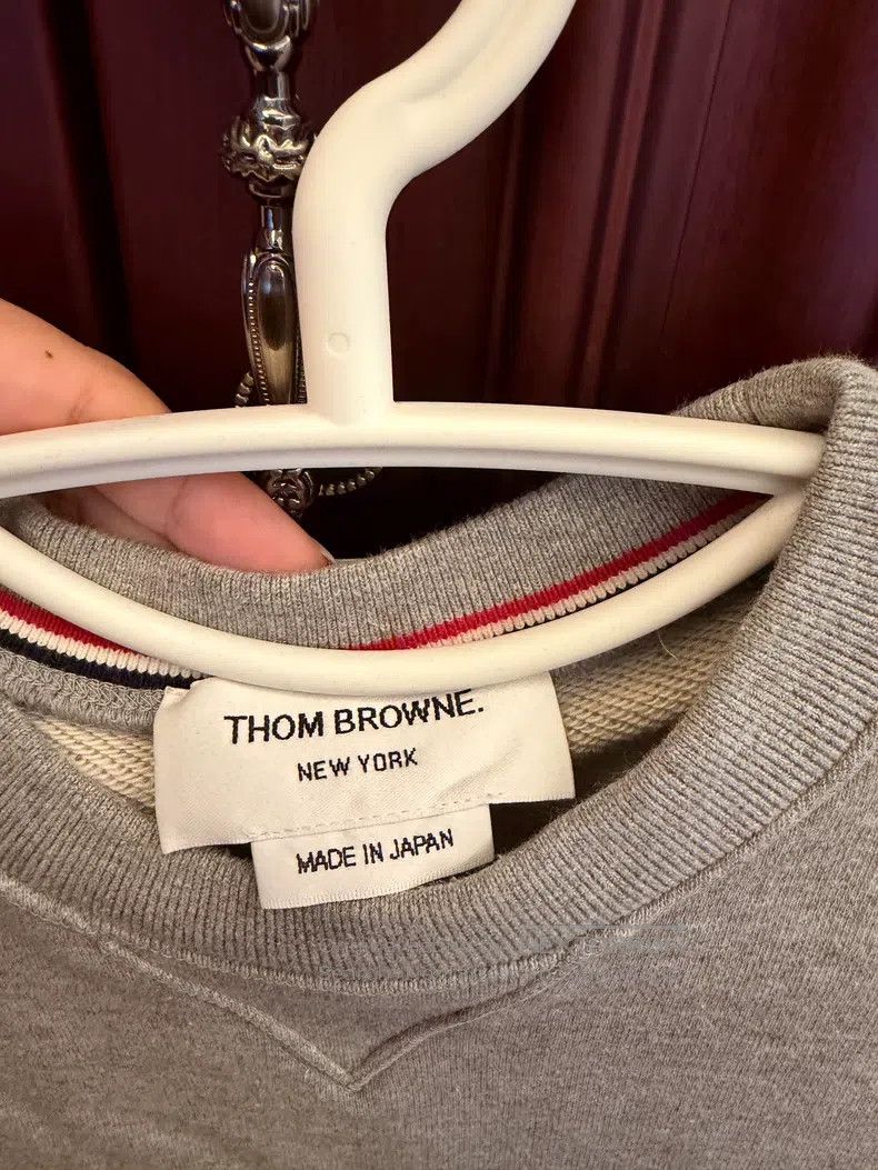 Thom Browne Thom Browne Gray sweatshirt Size US S / EU 44-46 / 1 - 2 Thumbnail