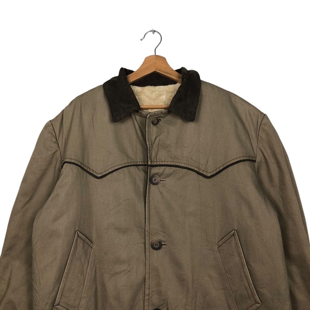 45rpm 🔥VINTAGE BIKER JACKET SHEARLING BLANKET HARUYUKI OHIA Size US M / EU 48-50 / 2 - 5 Thumbnail