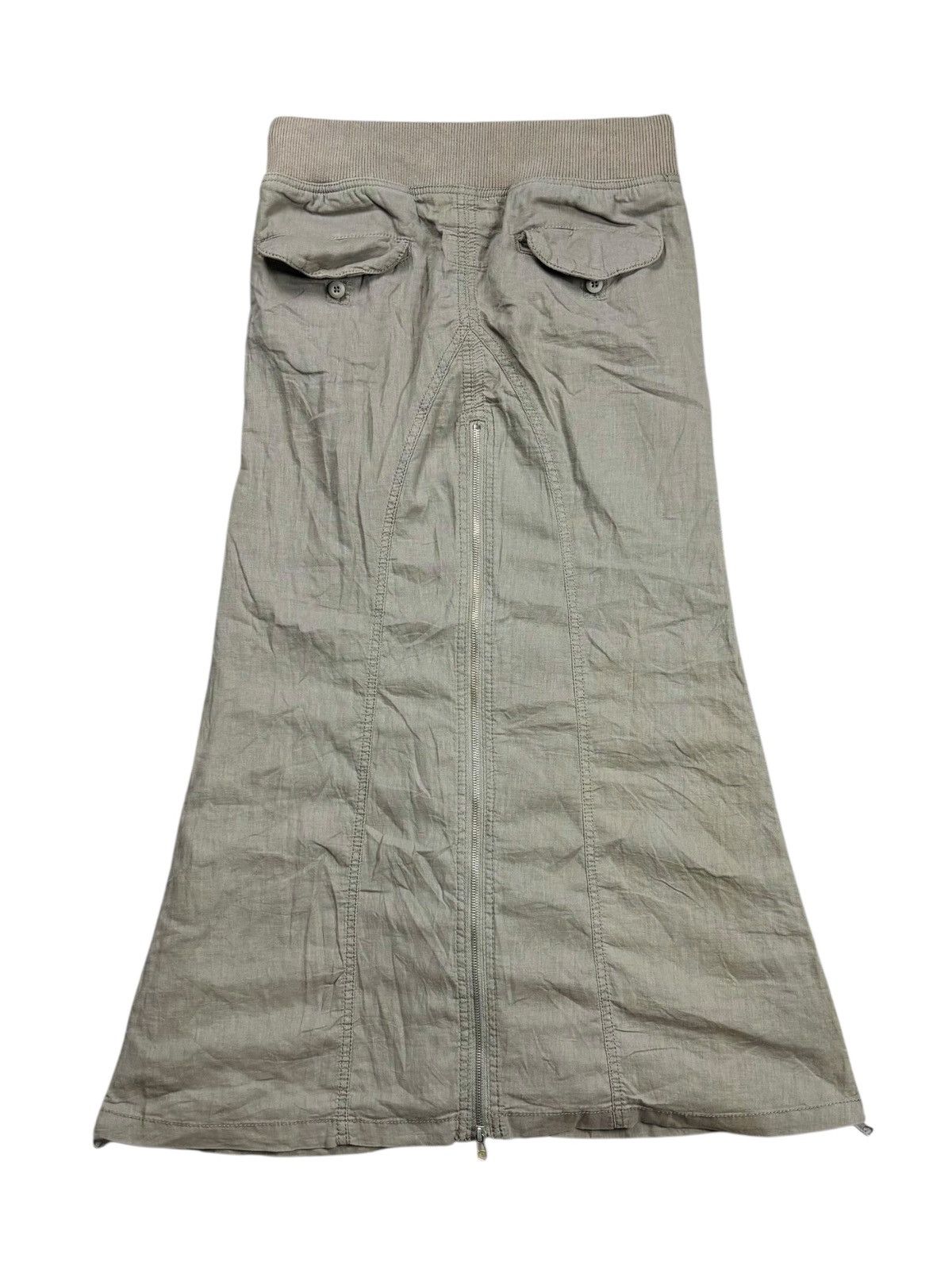 GOA Archive GOA - Multizips Maxi Skirt Size 29" - 3 Thumbnail