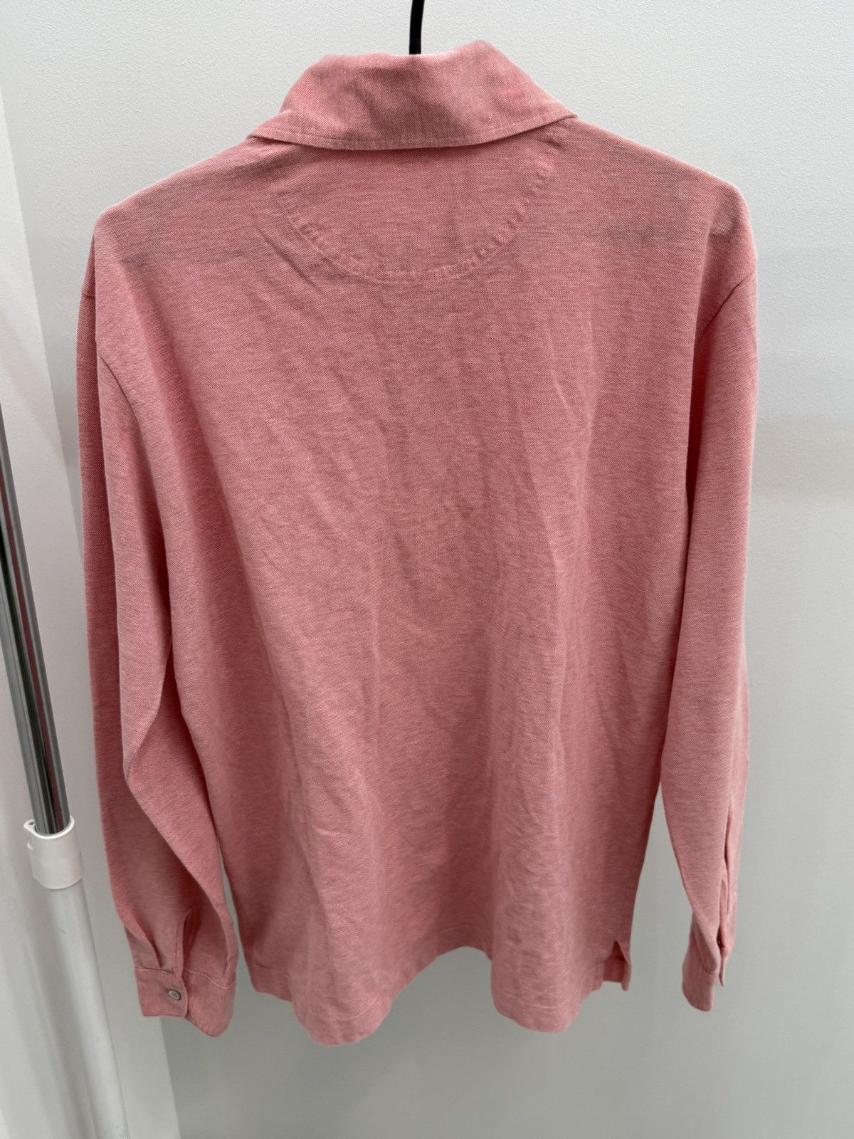Ermenegildo Zegna Ermenegildo Zegna Long Sleeve Cotton Polo Shirt Size US M / EU 48-50 / 2 - 2 Thumbnail
