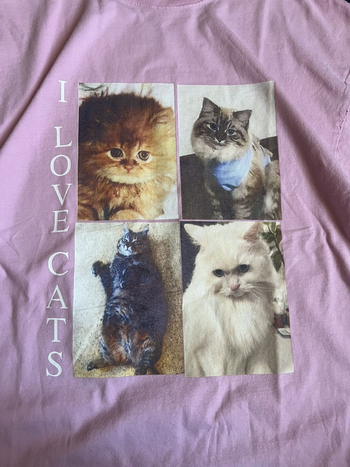 Balenciaga Balenciaga I Love Cats Oversized T-Shirt Pink Size US XS / EU 42 / 0 - 4 Thumbnail