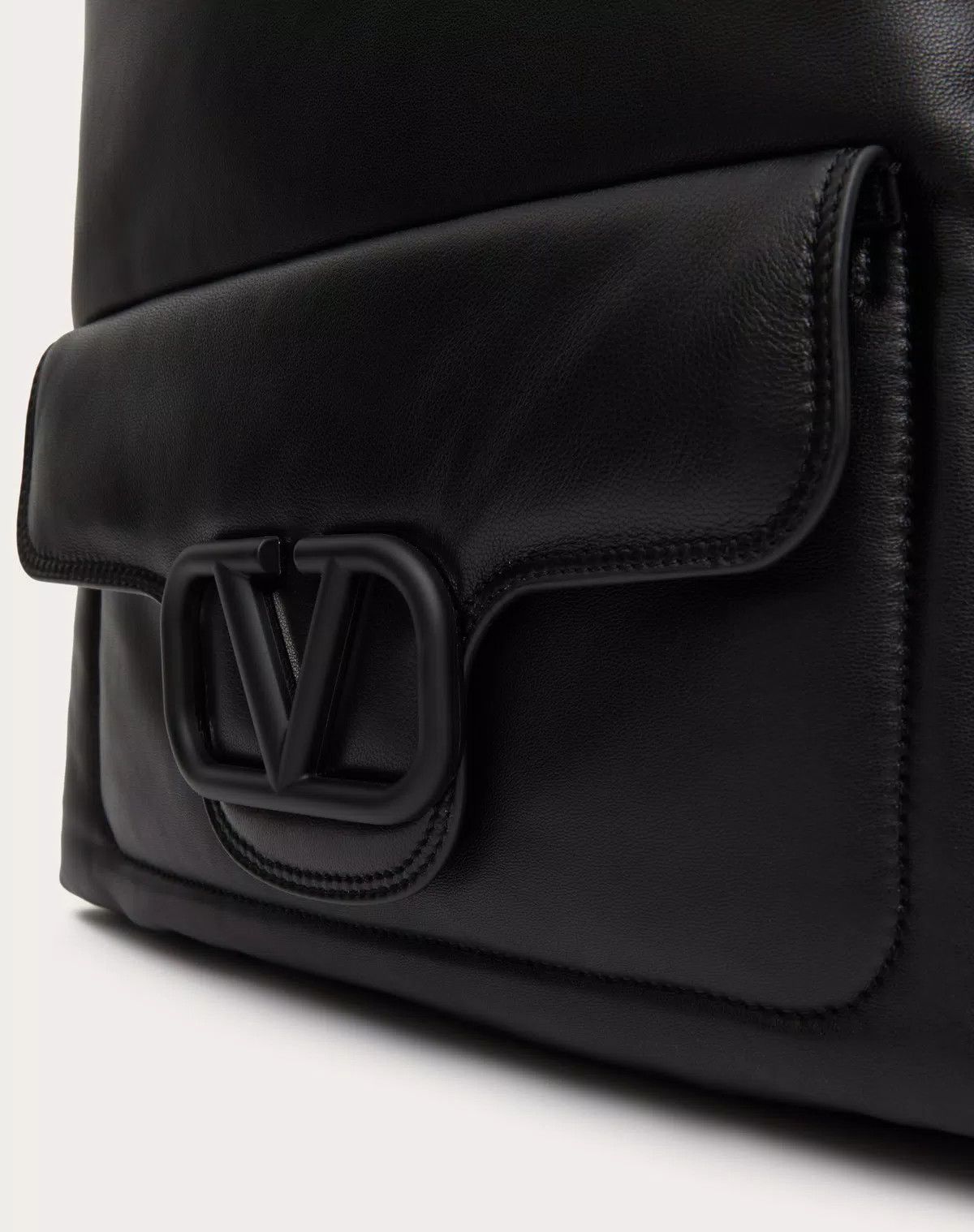 Valentino oc11z0725 Size: OS/ Nappa Leather Backpack in Black Size ONE SIZE - 6 Thumbnail