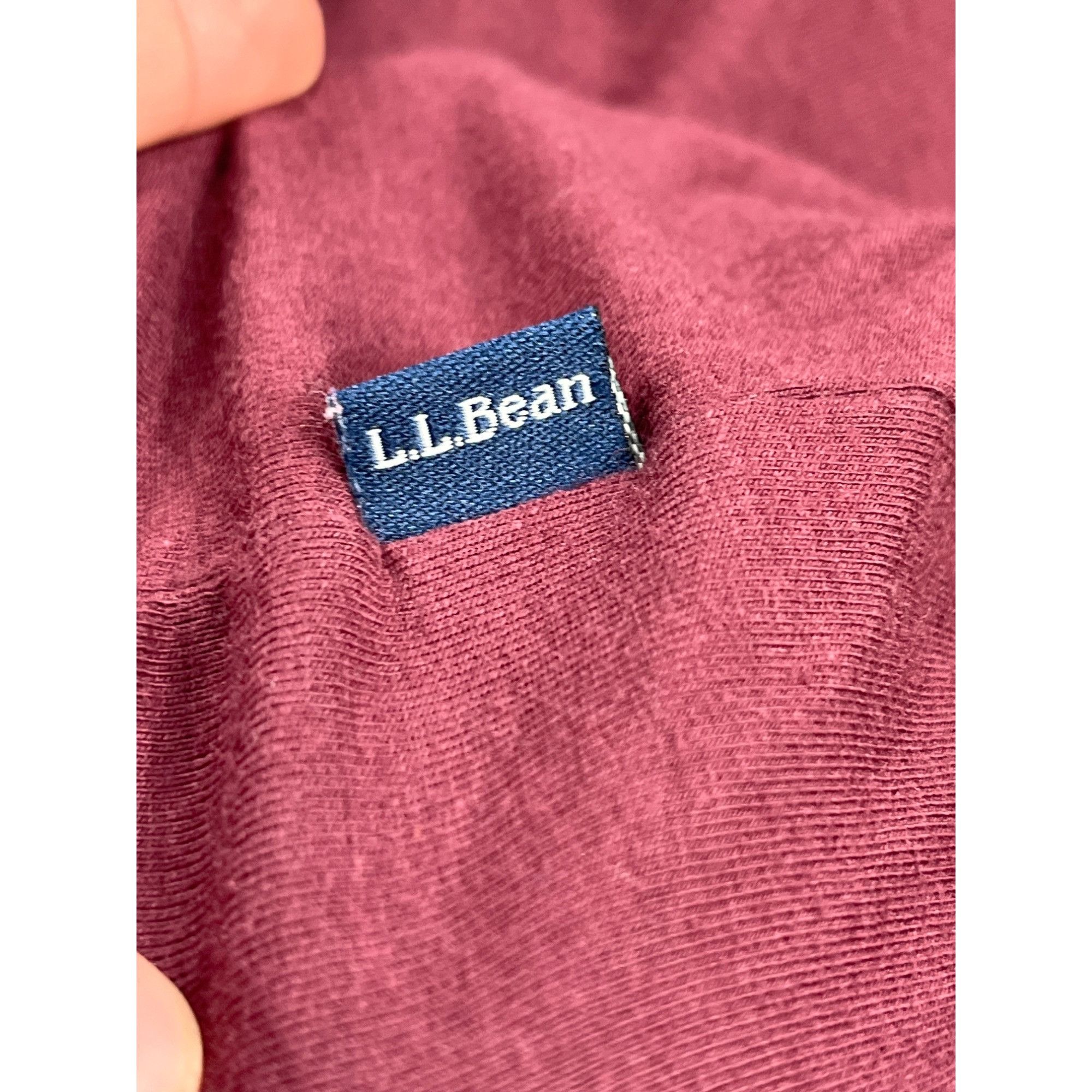 L.L. Bean L.L. Bean SKU 7687 Womens Long Sleeve T shirt Maroon Size XL Size XL / US 12-14 / IT 48-50 - 10 Thumbnail