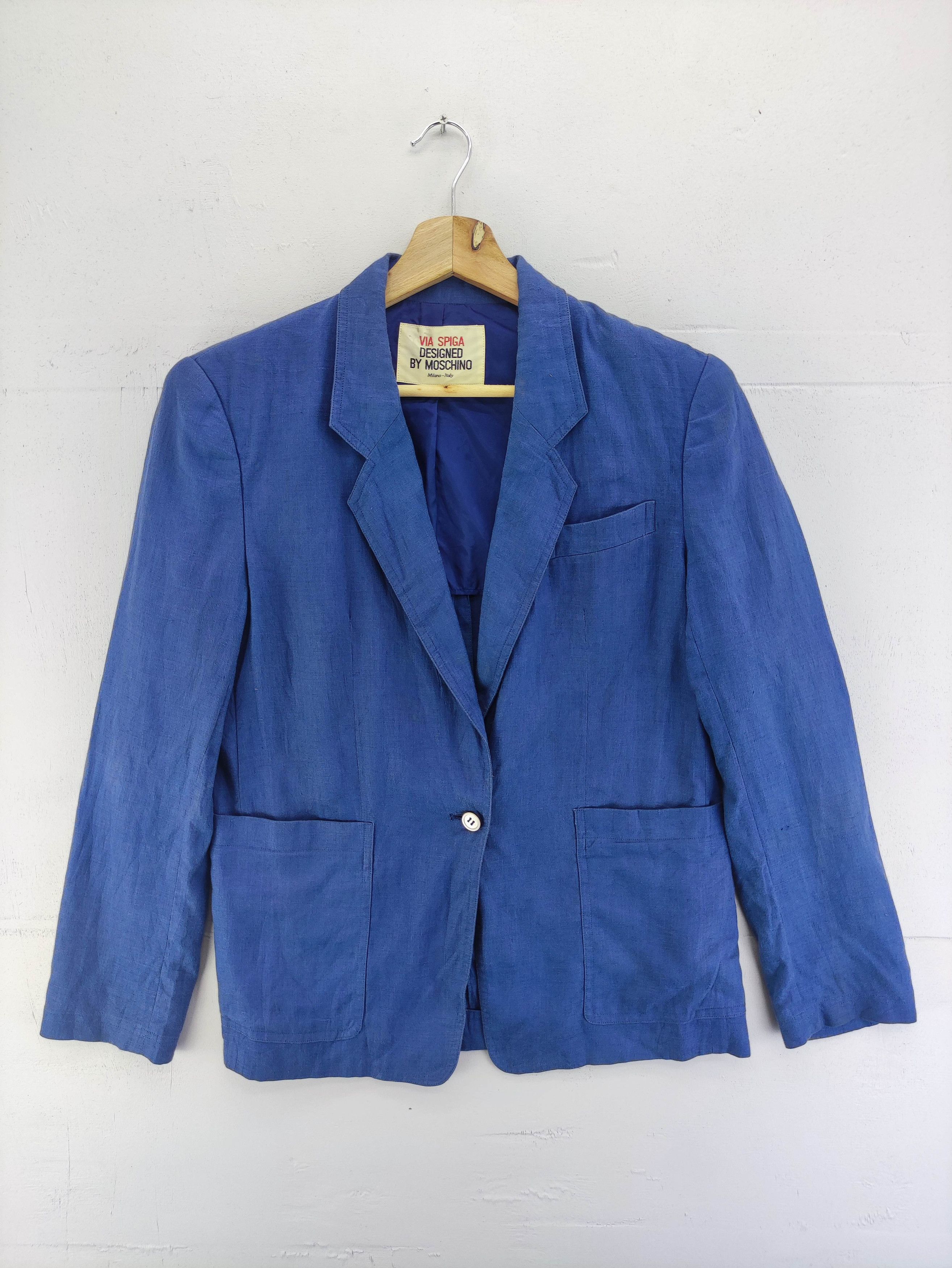 Moschino Vintage Moschino Coat Blazer Jacket Size S / US 4 / IT 40 - 1 Thumbnail