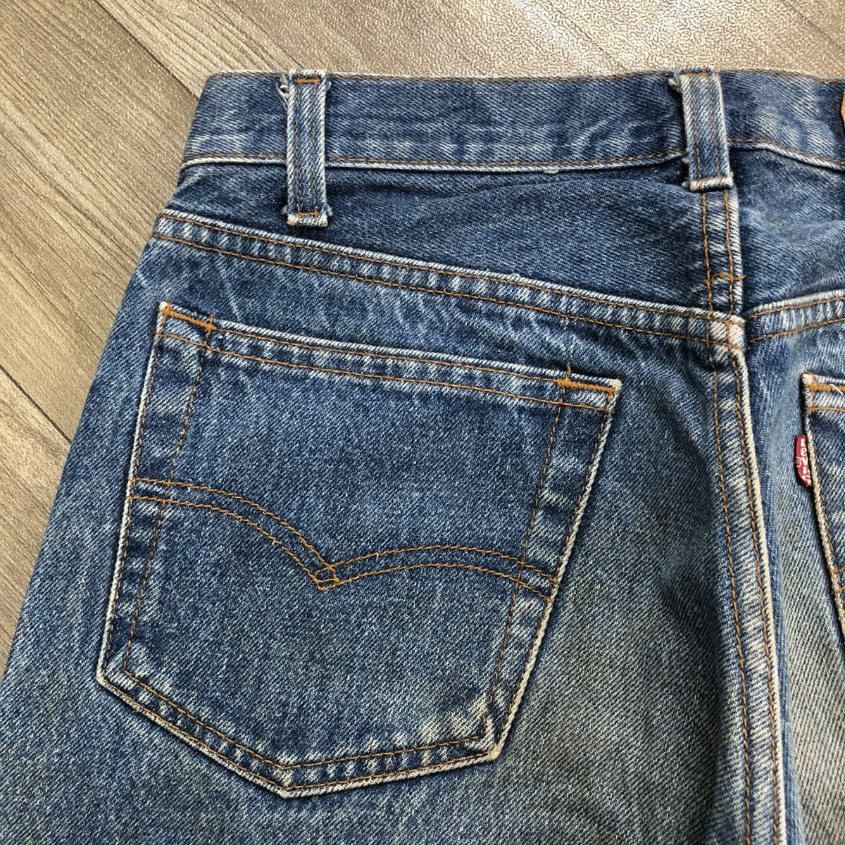 Levi's × Levi's Vintage Clothing 🇺🇸70’s Vintage Levis 501 29x32 Straight Leg Distressed Jeans Size US 29 - 19 Thumbnail